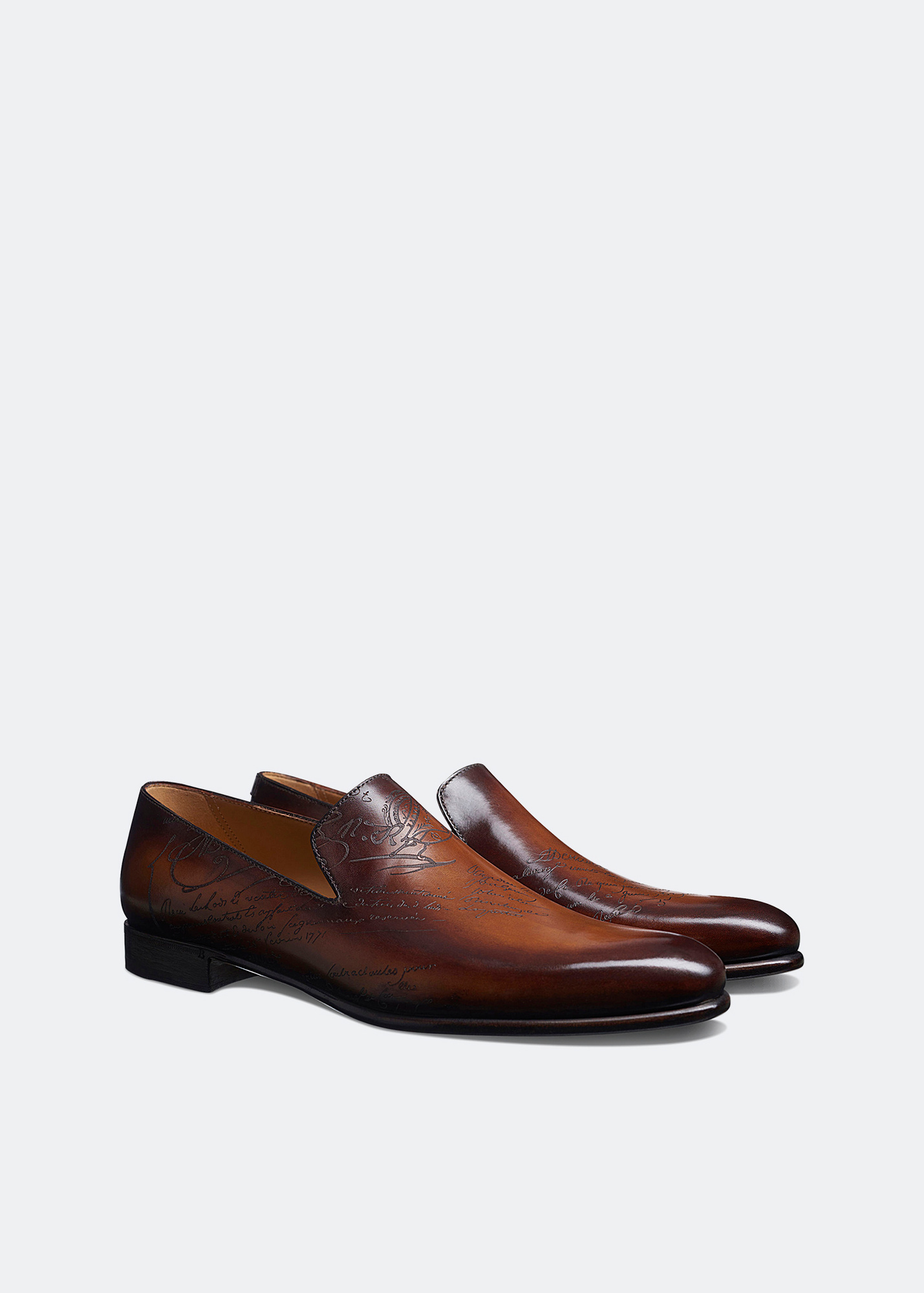 【美品】Berluti Cursive Galet Scritto Loafer Cursive Galet Scritto Leather Loafer | Berluti US