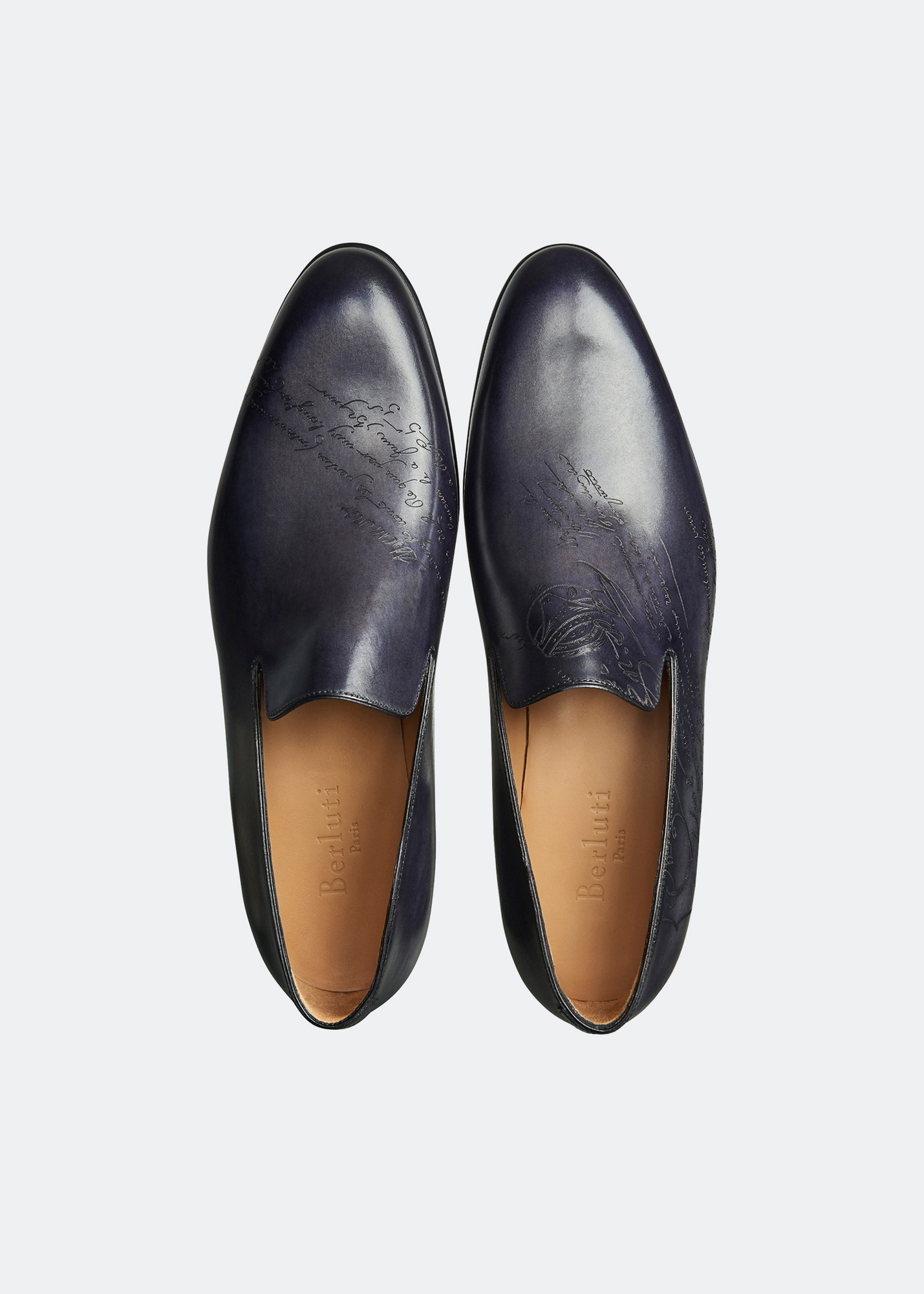 【美品】Berluti Cursive Galet Scritto Loafer Cursive Galet Scritto Leather Loafer | Berluti US