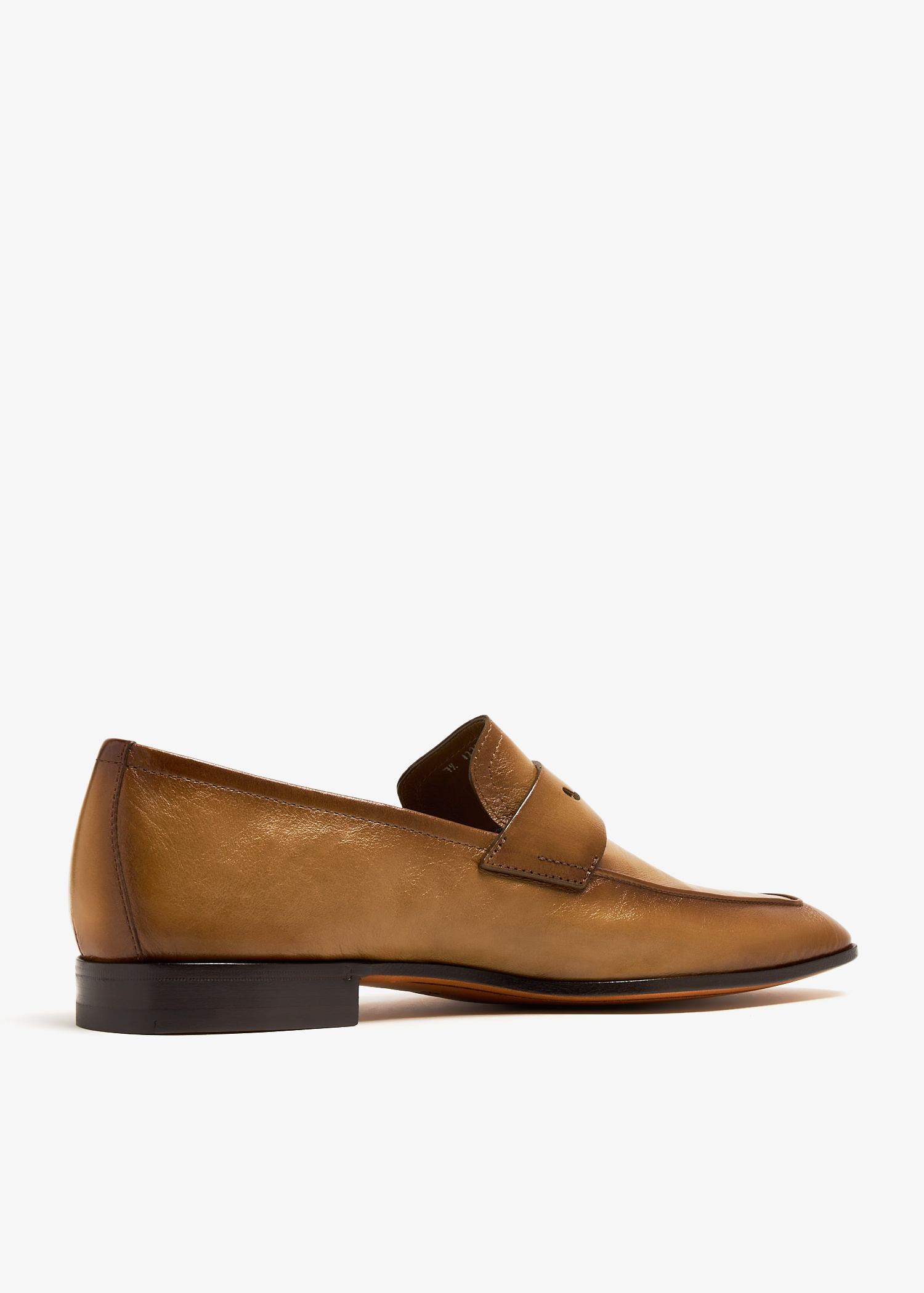 Berluti Lorenzo Kangaroo leather loafers for Men - Brown in