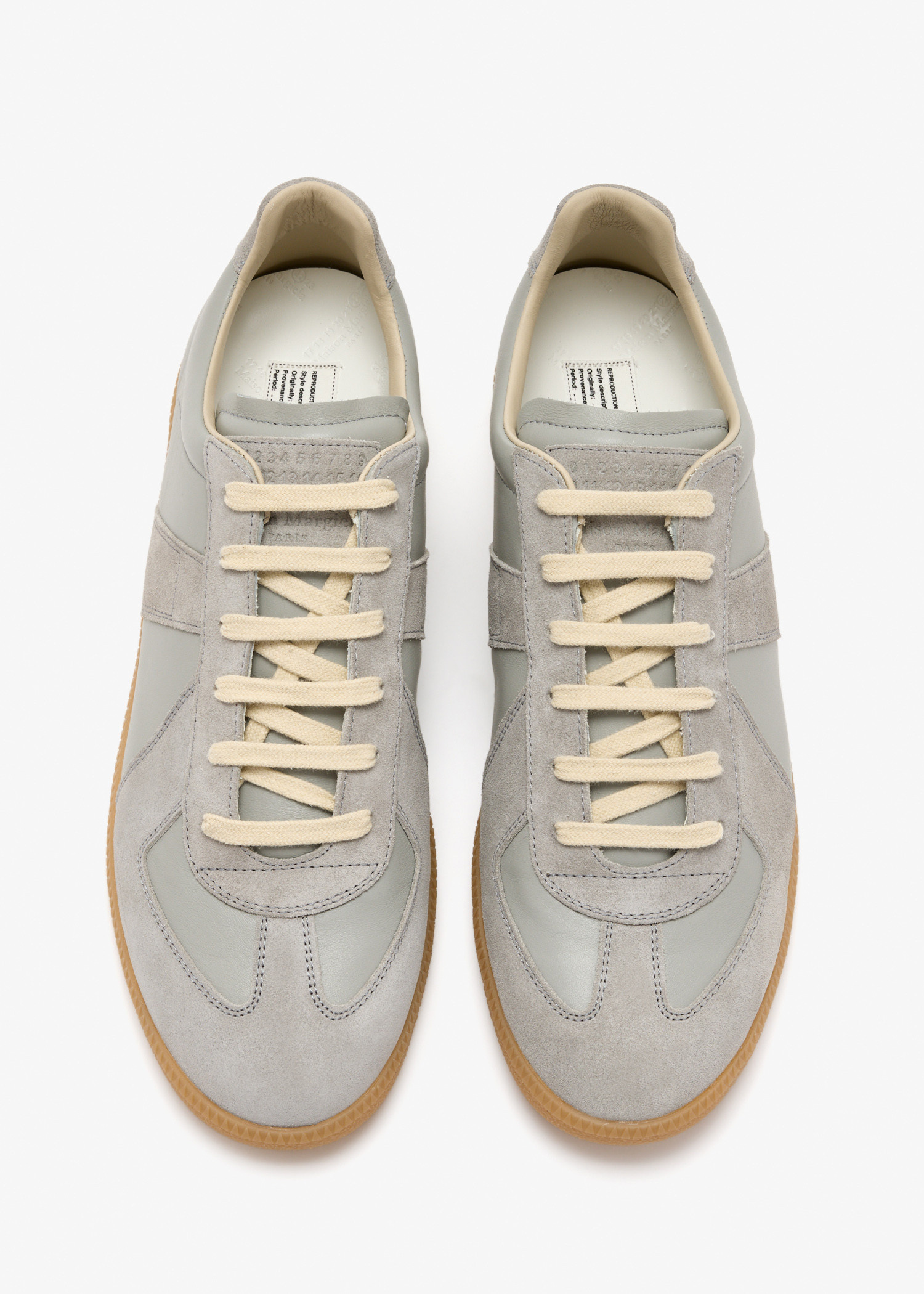 【正規店購入】Maison Margiela REPLICA Maison Margiela Replica sneakers for Men - Grey in KSA | Level Shoes