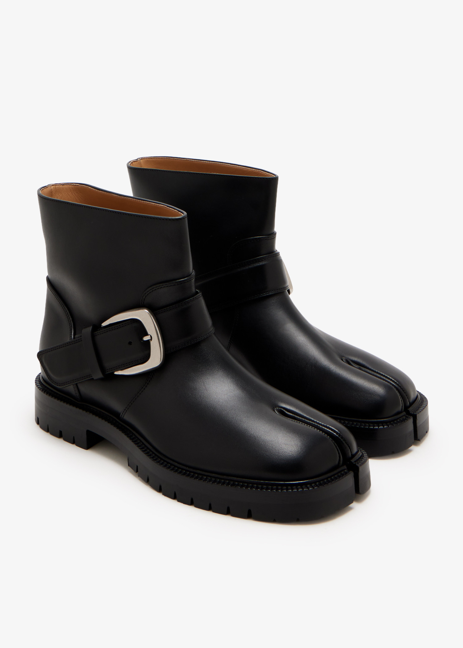 Maison Margiela Tabi County buckle boots for Men - Black in 