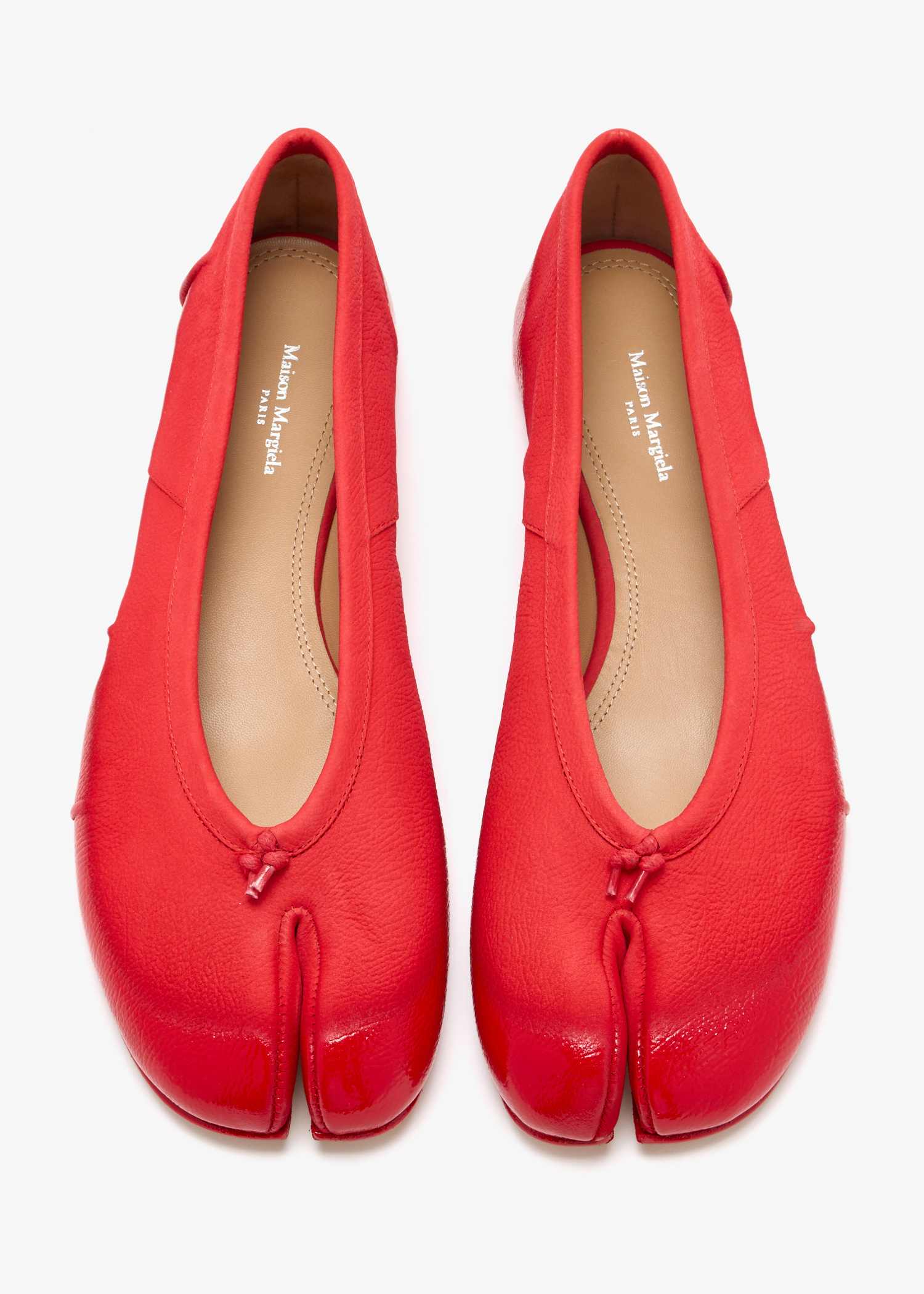 Maison Margiela Tabi ballerinas for Women - Red in USA | Level Shoes