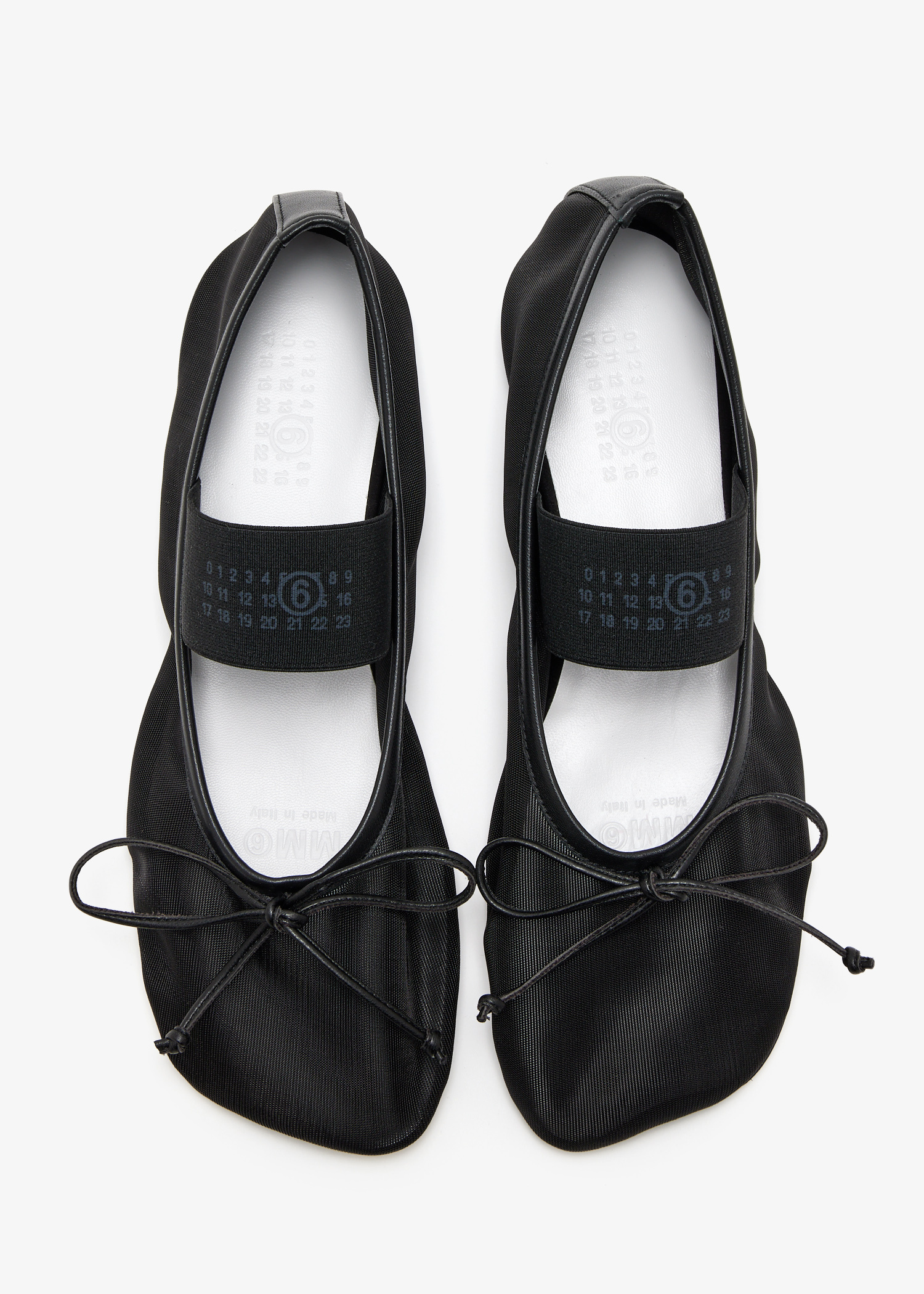 MM6 Anatomic mesh ballerinas for Women - Black in UAE