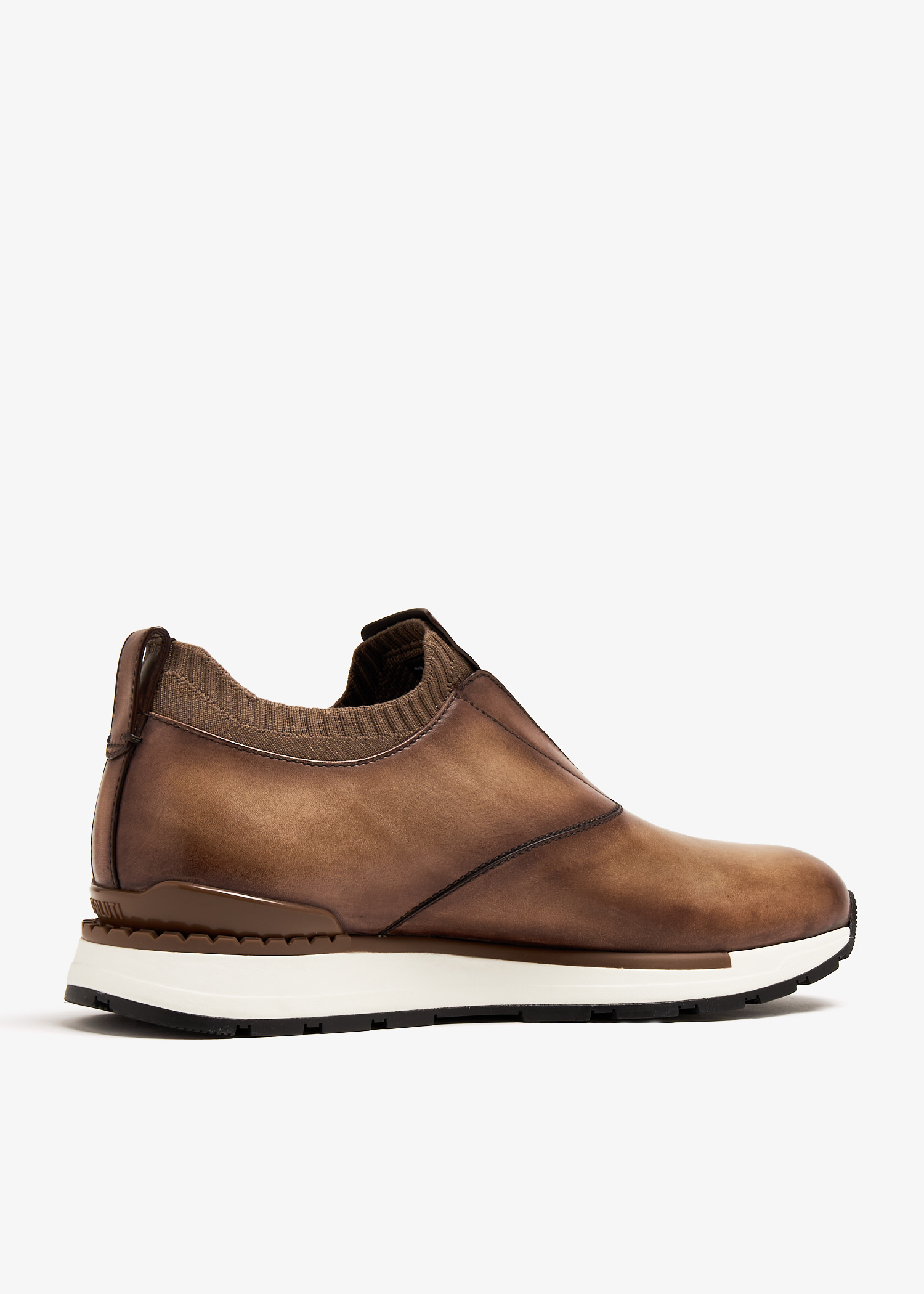 Berluti Fast Track leather sneakers for Men - Brown in Qatar