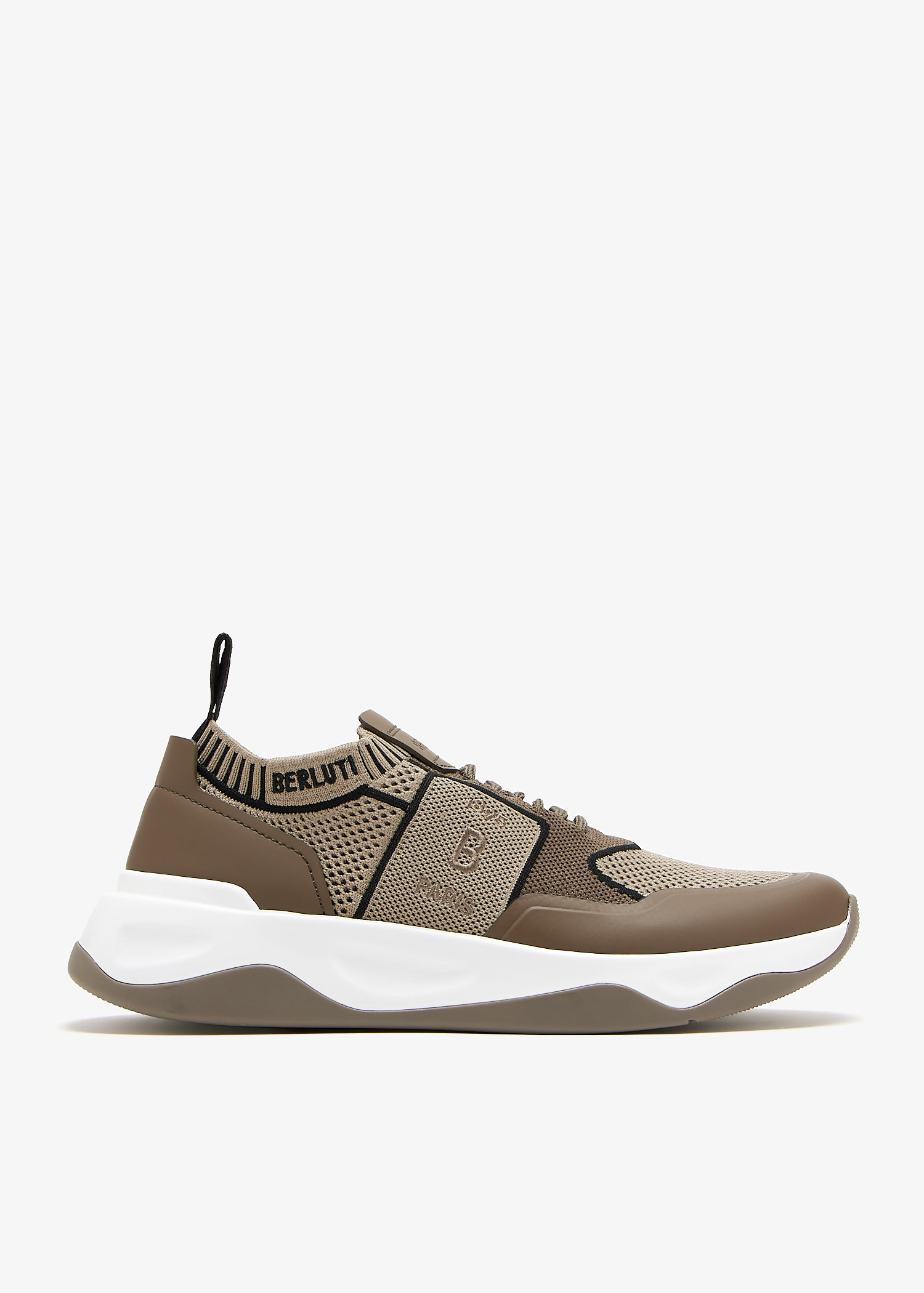 Berluti Shadow sneakers for Men - Khaki in UAE | Level Shoes