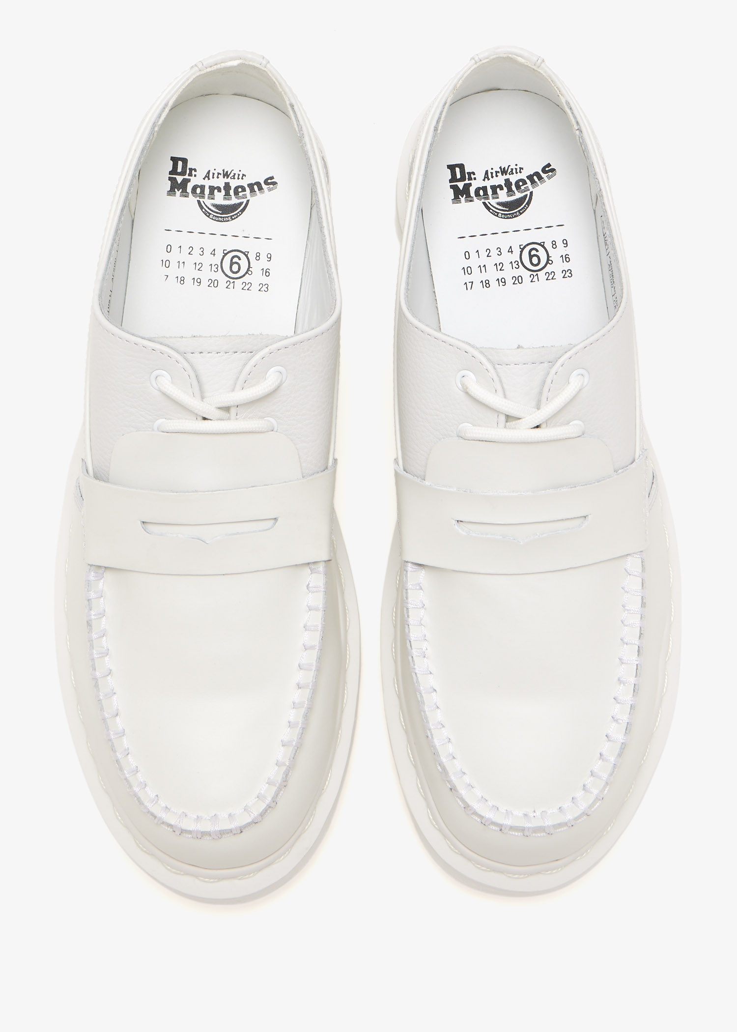 MM6 x Dr. Martens 1461 Penton loafers for Women - White in UAE