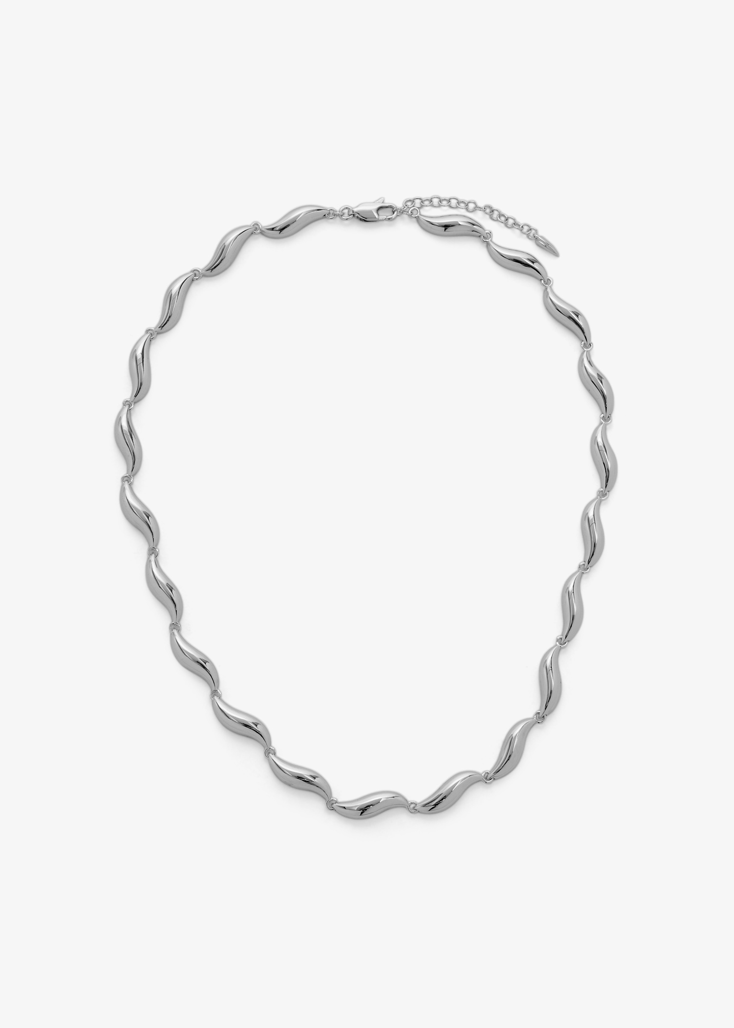 Missoma Savi Signature link chain necklace for Women - Silver in
