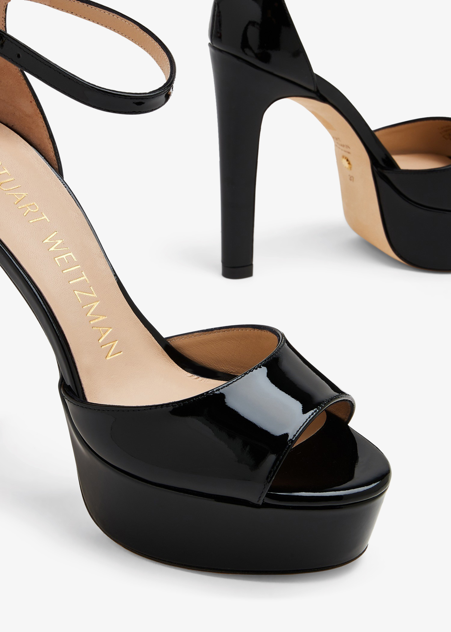 Stuart Weitzman Discoplatform sandals for Women - Black in