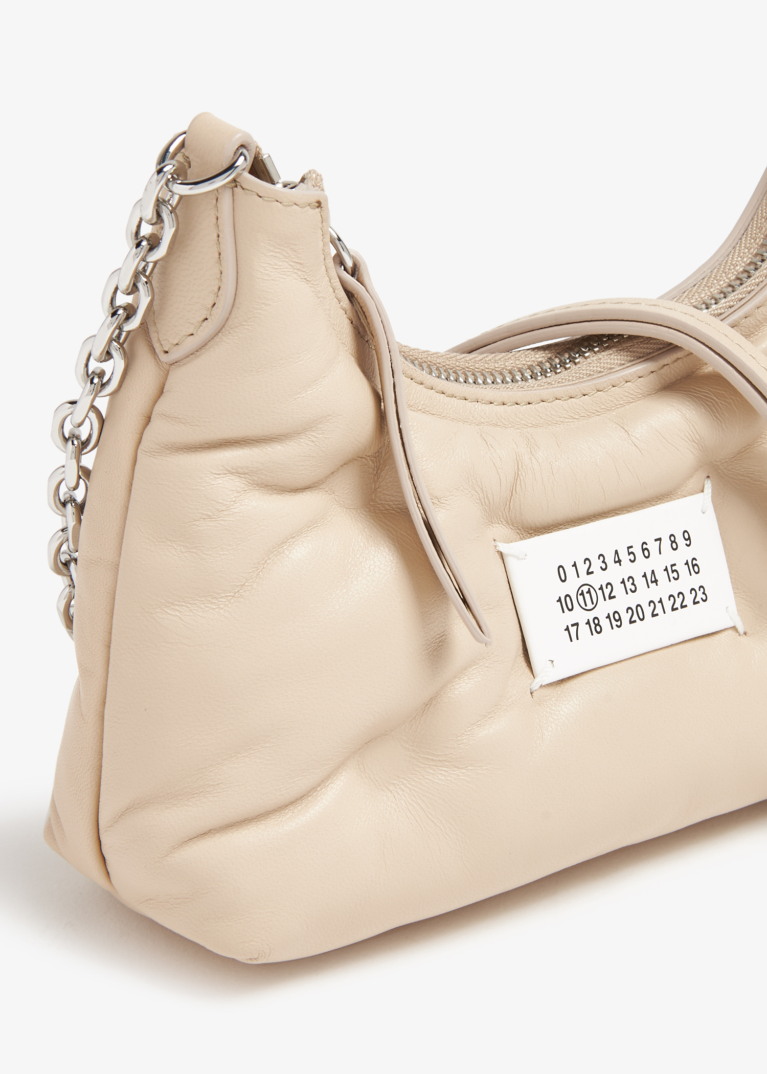 Maison Margiela Glam Slam micro hobo bag for Women - Beige
