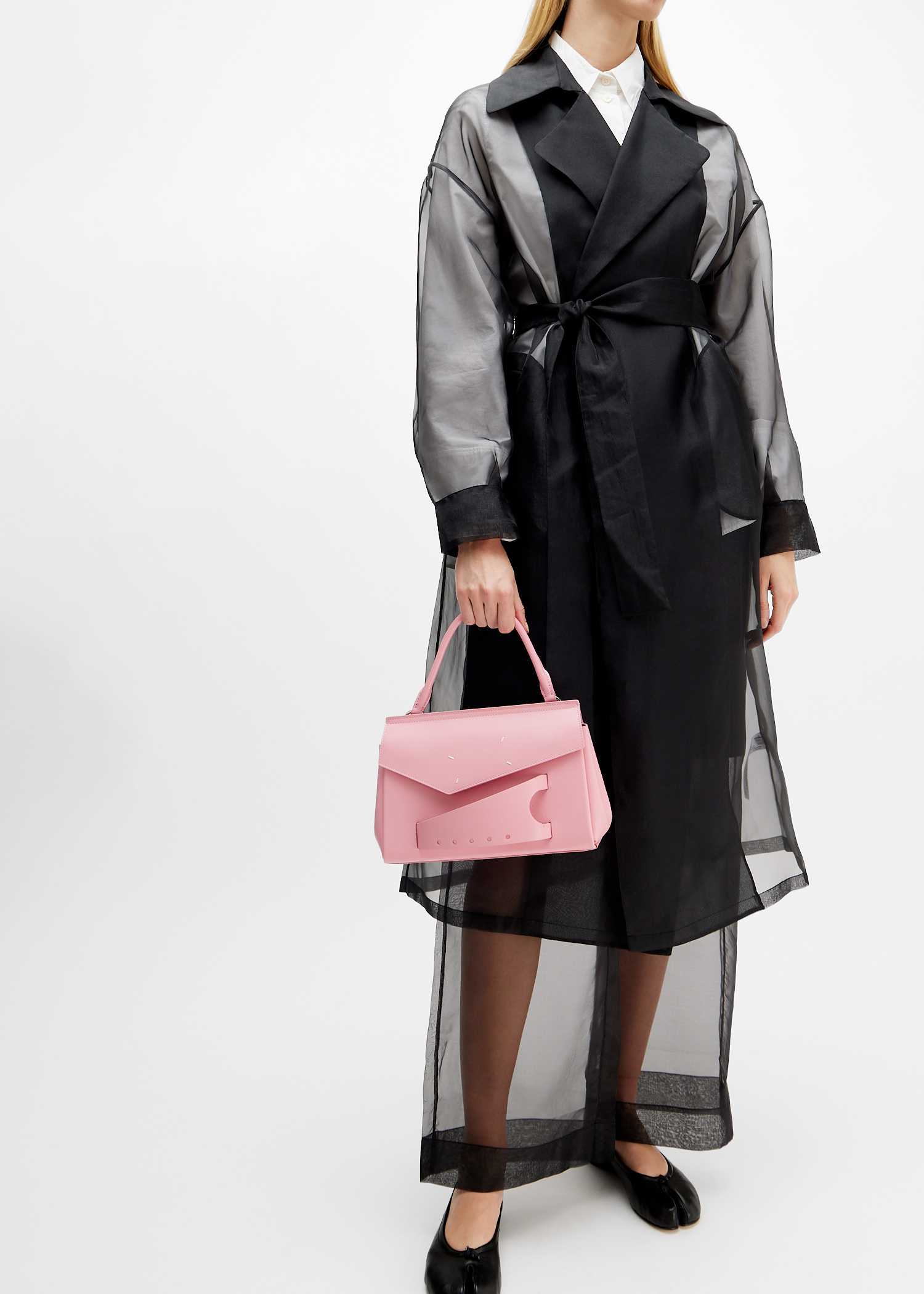 Maison Margiela Snatched small top handle bag for Women - Pink in
