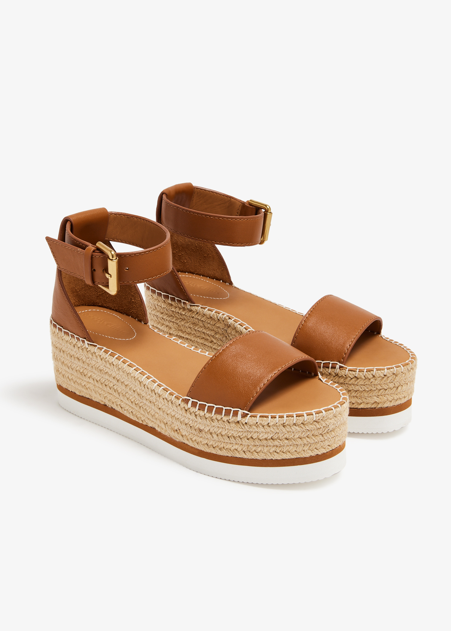 【関税込み】See by Chloe タン Glyn エスパドリーユ See by Chloé: タン Glyn エスパドリーユ | SSENSE 日本