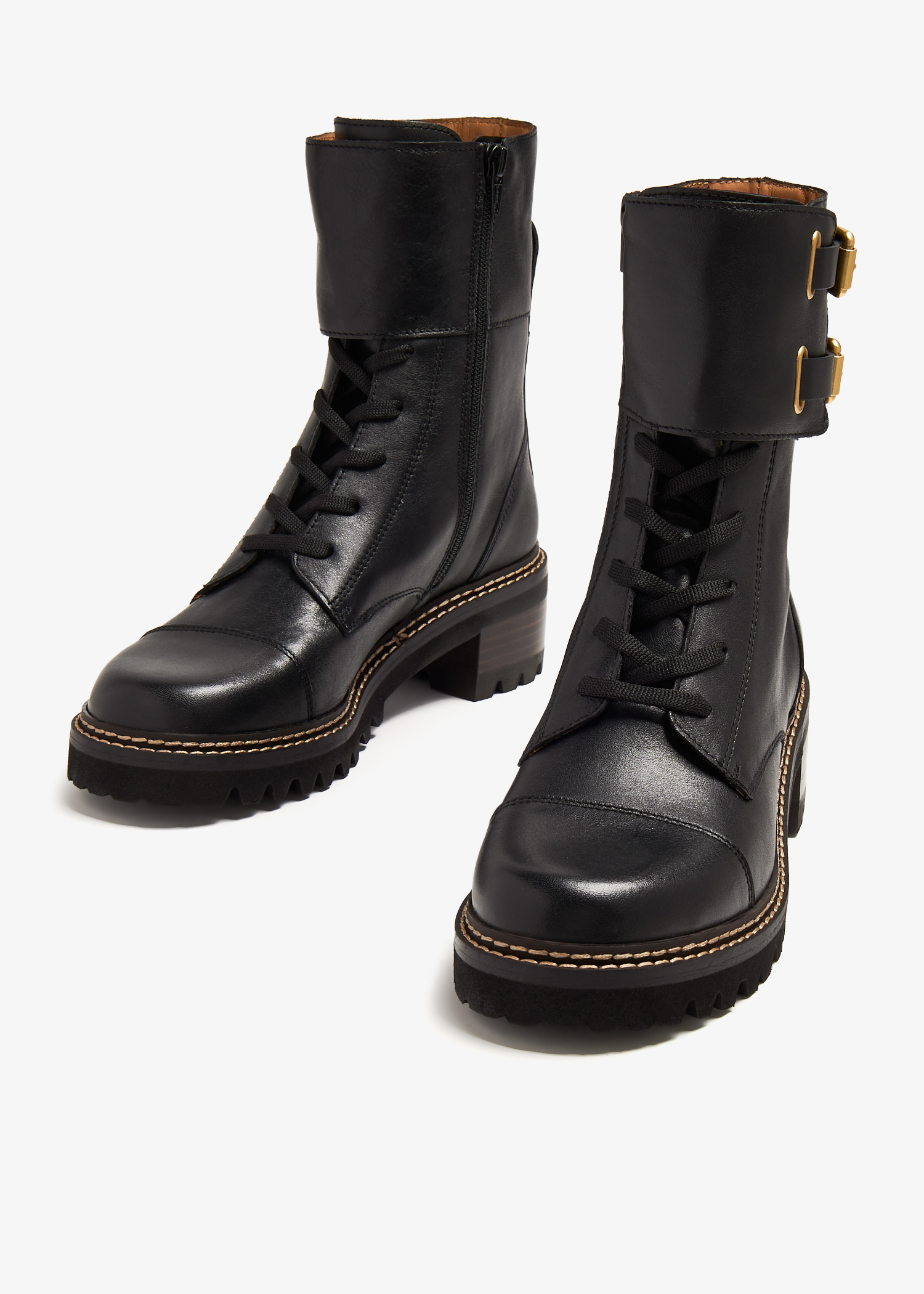 See By Chloé Mallory ankle boots for Women - Black in UAE