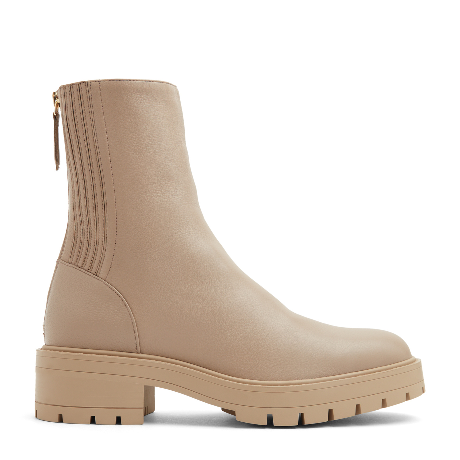 Aquazzura Saint Honore combat boots for Women - Beige in UAE Aquazzura Saint Honore combat boots for Women - Beige in UAE