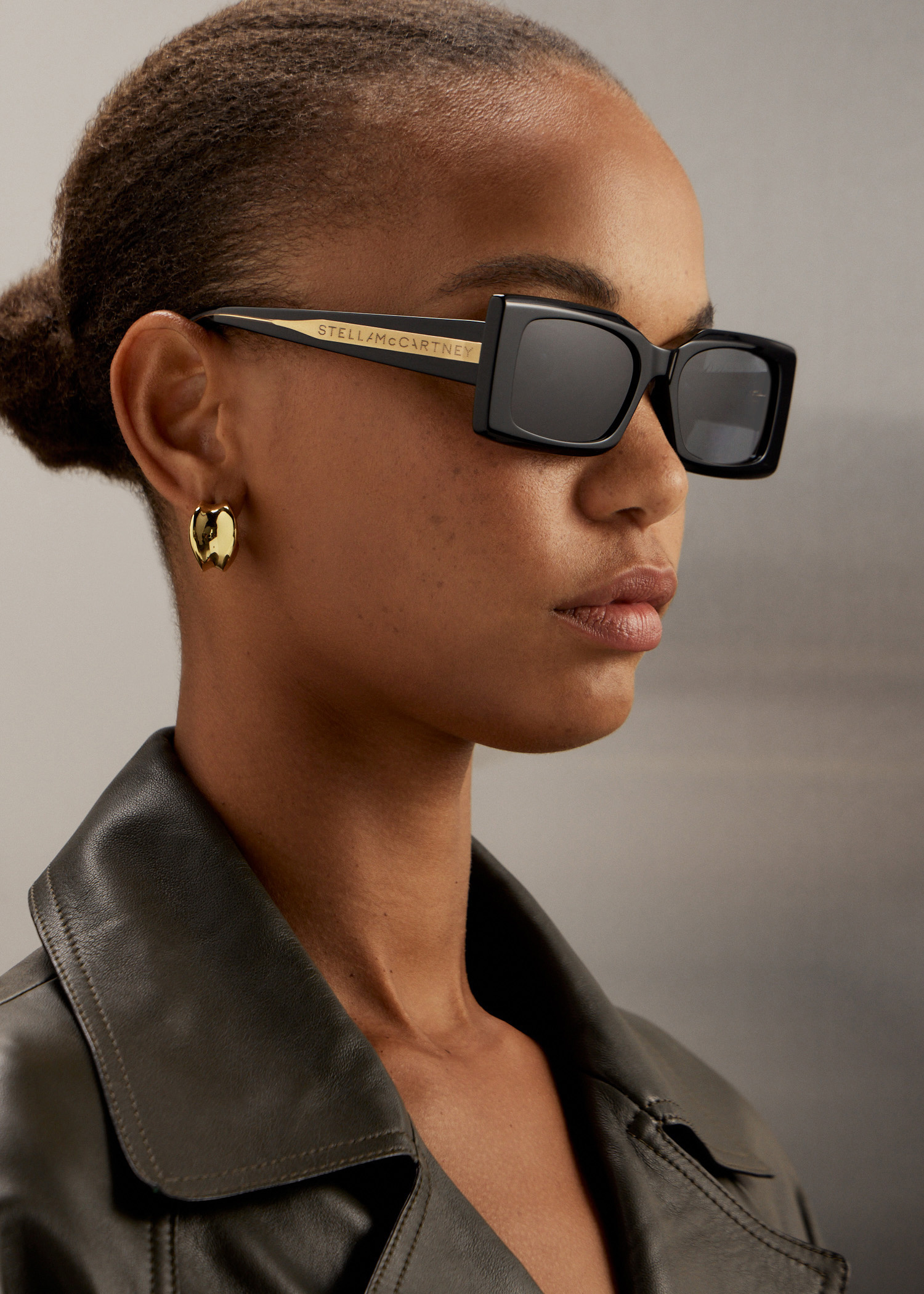 Stella McCartney 2001 rectangular sunglasses for Women - Black in