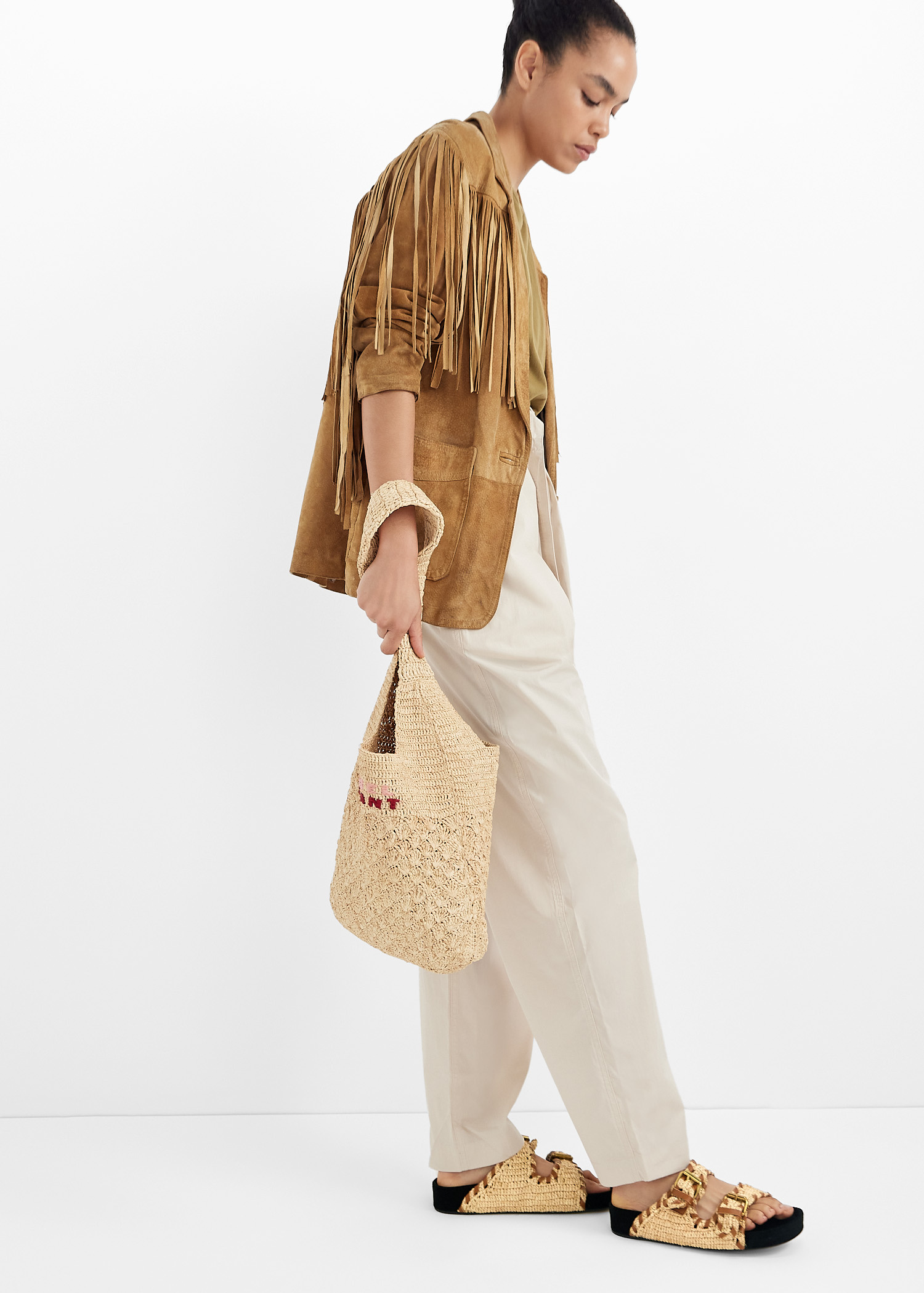 サンダル・ミュール ISABEL MARANT ETOILE Women Sandals SD0118FA C1B10S NLCG Brow Isabel Marant Lennyo sandals for Women - Beige in UAE