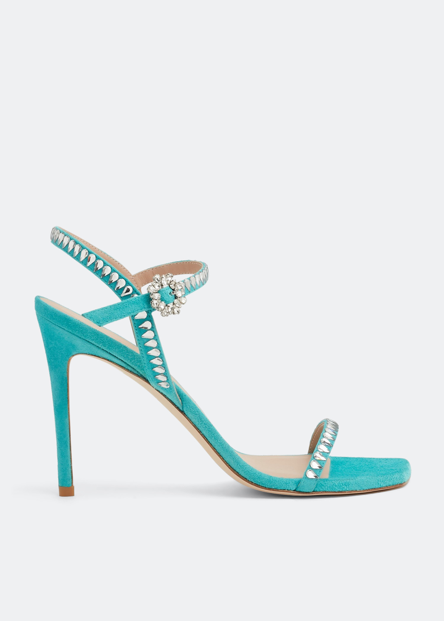 ＊Stuart Weitzman＊ GEMCUT 100 SANDAL Stuart Weitzman Women's Gemcut 100 Ankle Strap High Heel