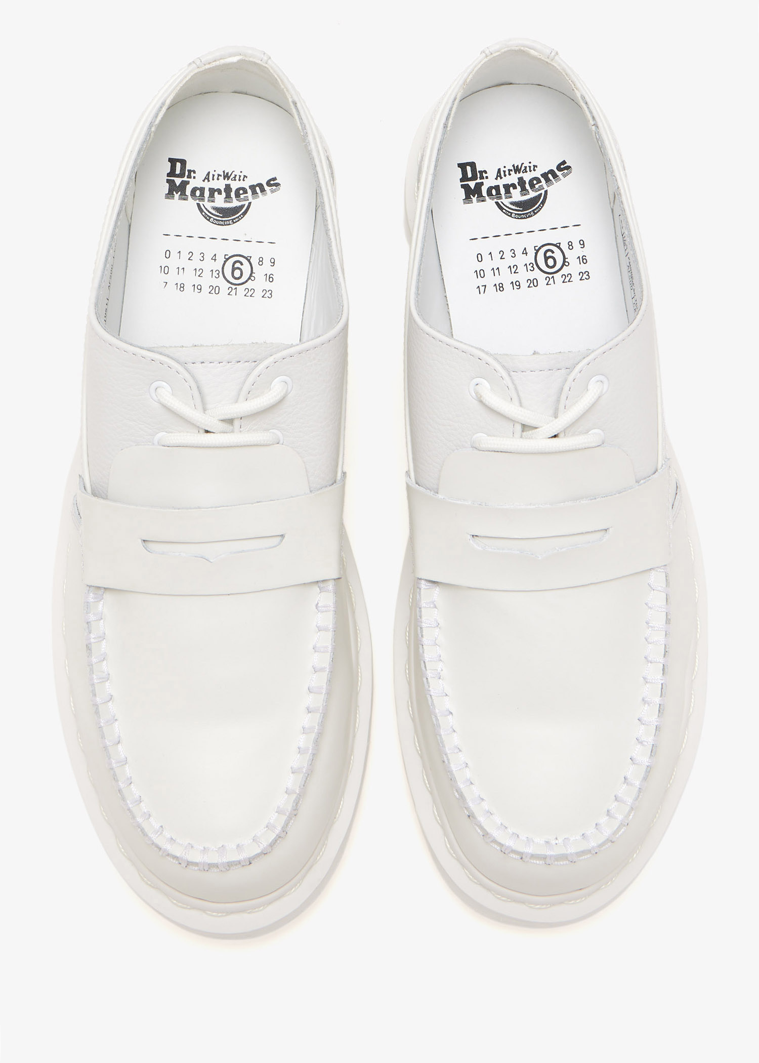 MM6 x Dr. Martens 1461 Penton loafers for Men - White in USA