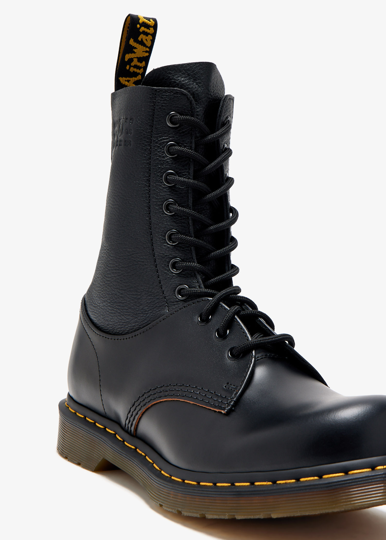 MM6 x Dr. Martens 1490 10-eye boots for Men - Black in USA | Level 