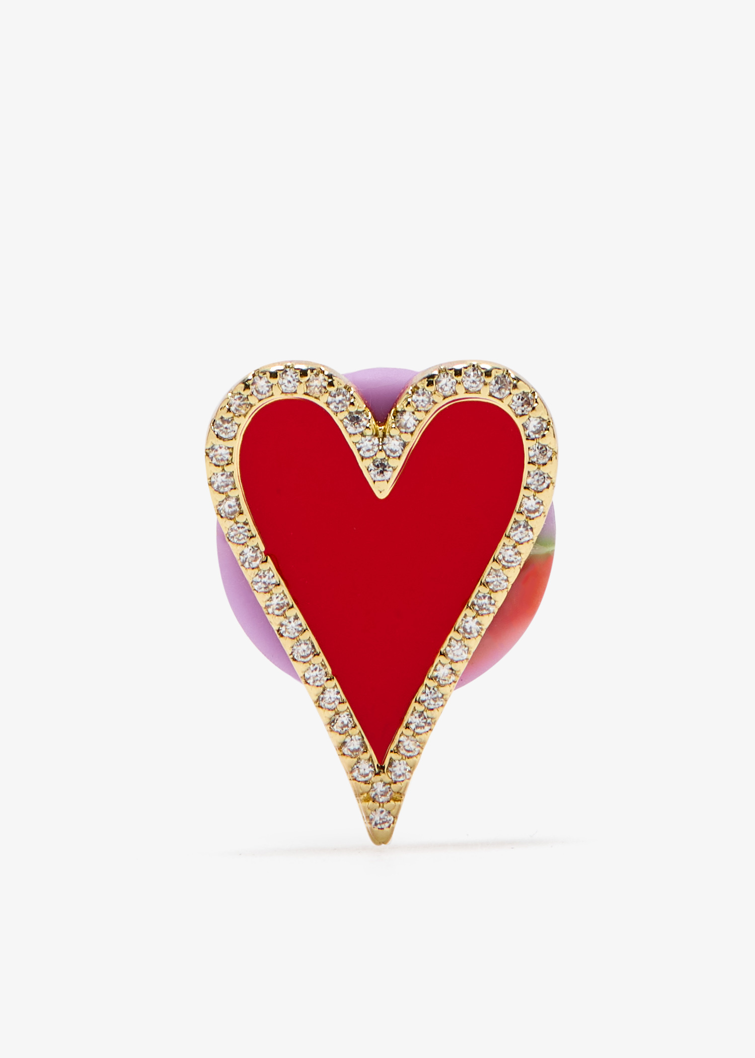 4KiX Happy Heart shoe charm for ADULT-UNISEX, Men, Women