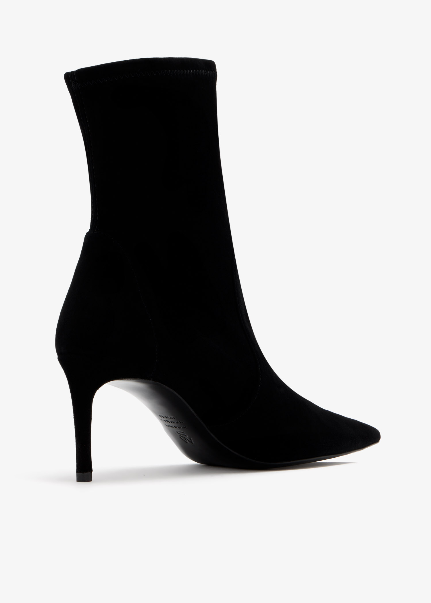 Stuart Weitzman Stuart 75 stretch booties for Women - Black