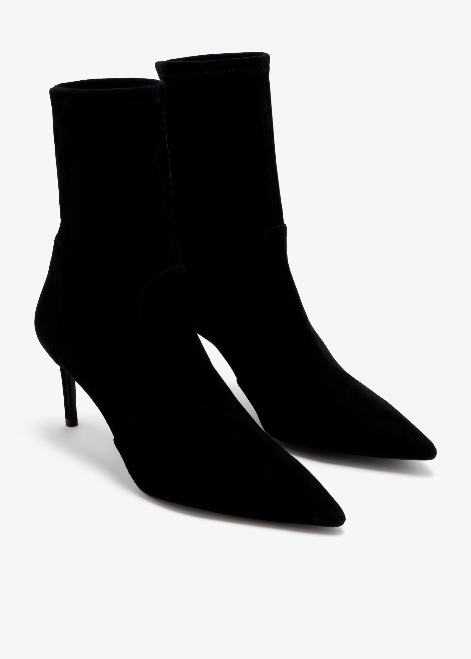 Stuart Weitzman Stuart 75 stretch booties for Women - Black