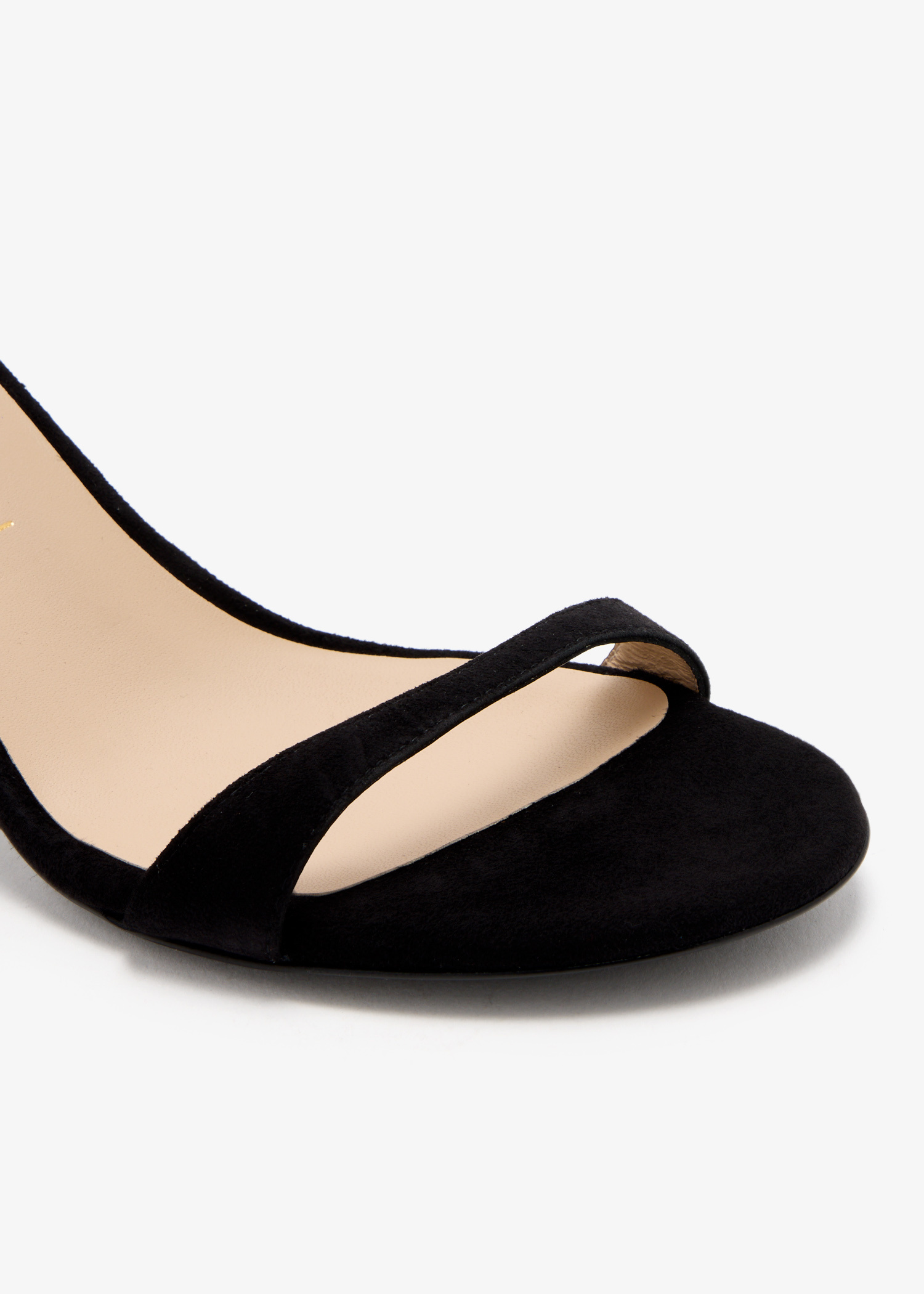 Stuart Weitzman Nudist 75 block sandals for Women - Black in USA