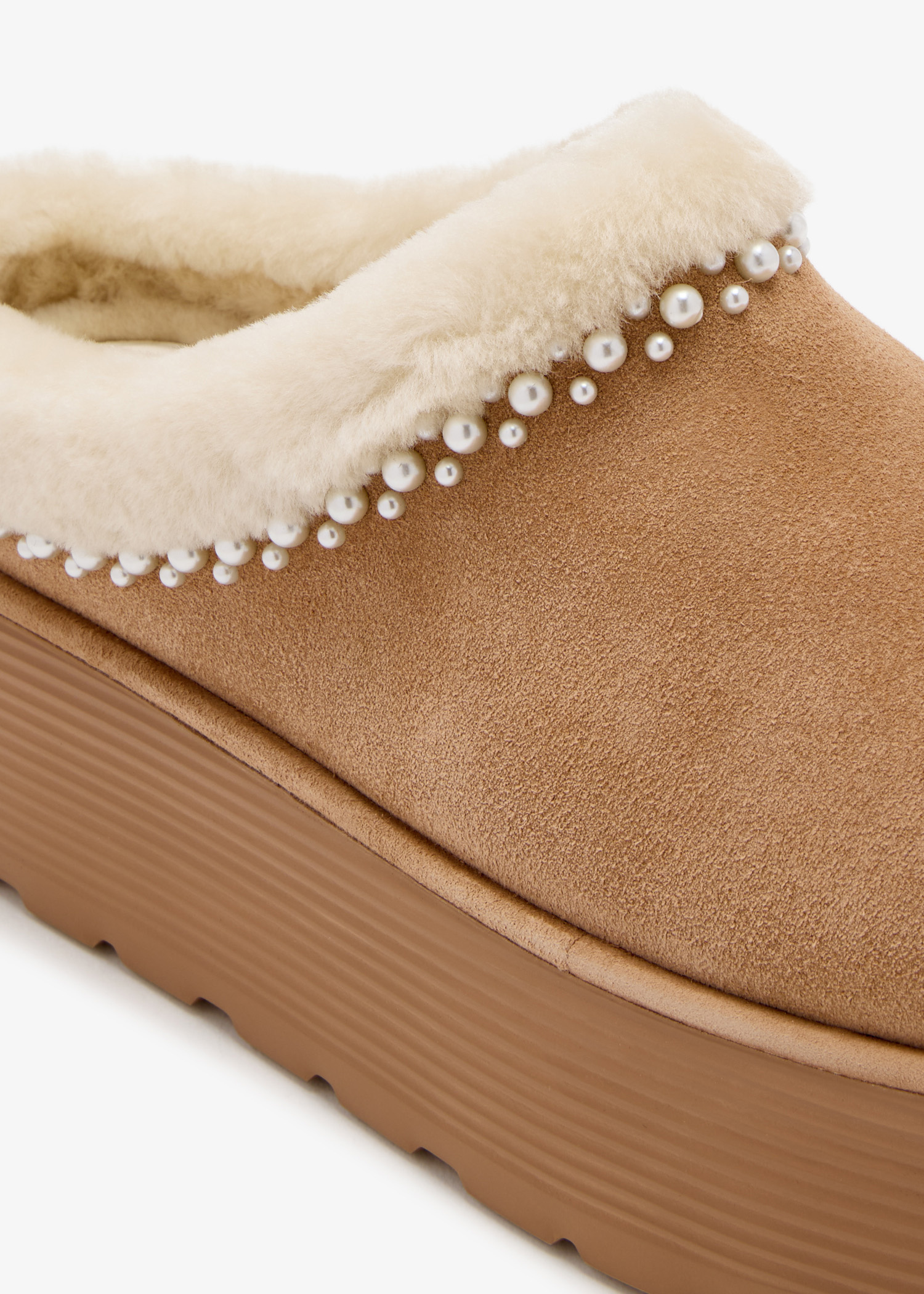 ★Stuart Weitzman NELLIE PEARL FLATFORM ラウンドトゥ ブーツ Nellie Pearl Flatform Bootie | Stuart Weitzman