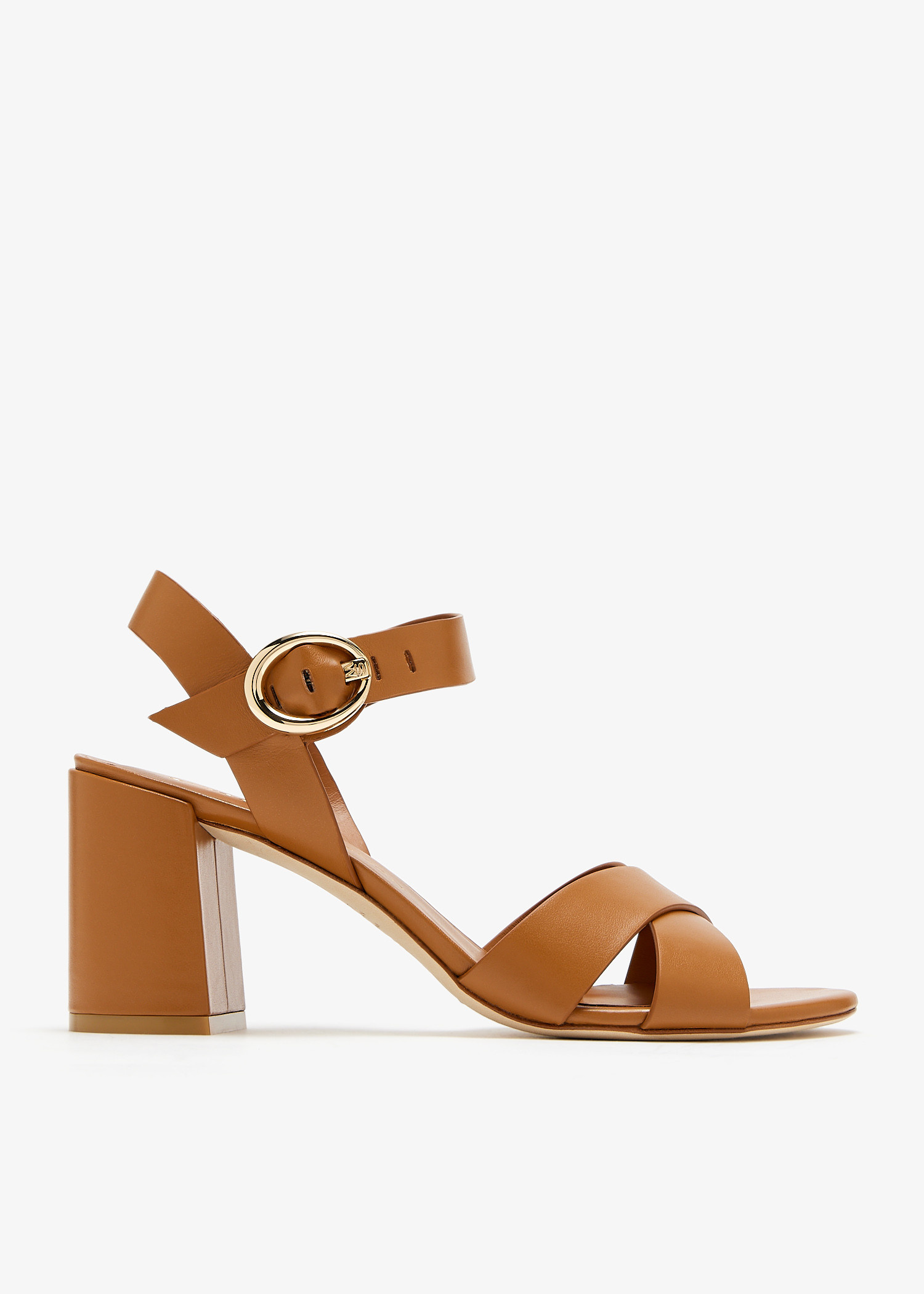 Stuart Weitzman Benni block 75 sandals for Women - Brown in USA