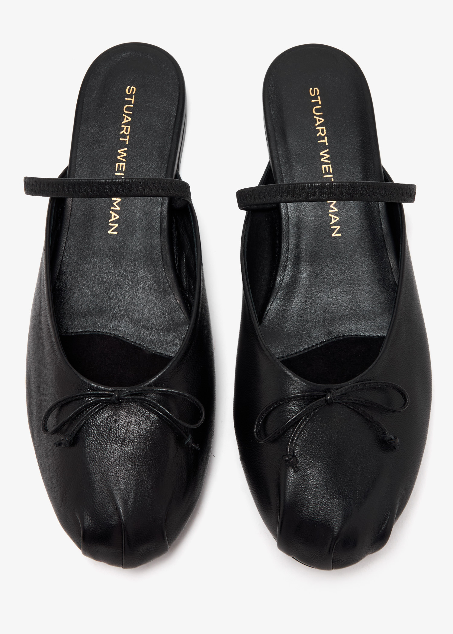 サンダル・ミュール Stuart Weitzman FW25 BALLERINA MULE \"FIRST BOW\" (SL585 Q1R) Prima Bow Ballet Mule | Stuart Weitzman