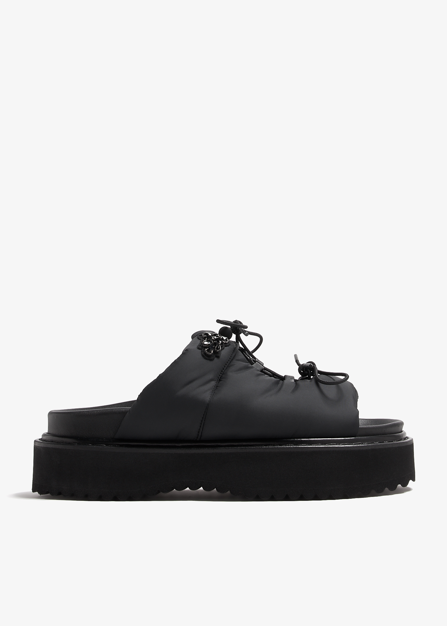 Simone Rocha Platform Ghillie sandals for Women - Black in