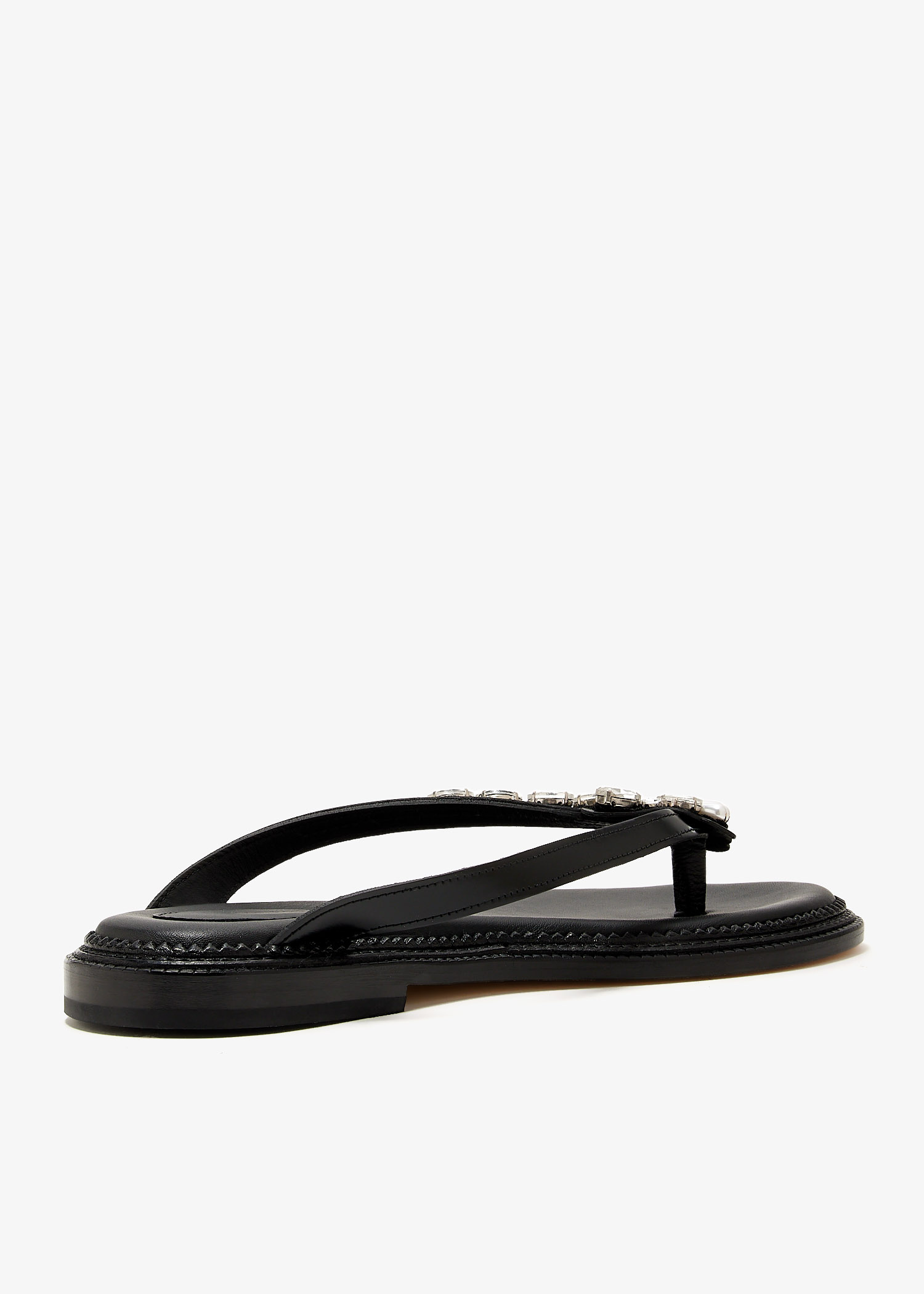 Simone Rocha Embellished thong sandals for Women - Black in