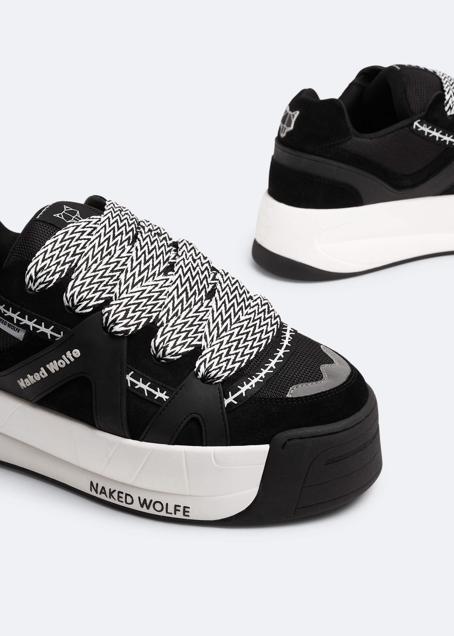 Naked Wolfe Slide sneakers for Men - Black in USA | Level Shoes