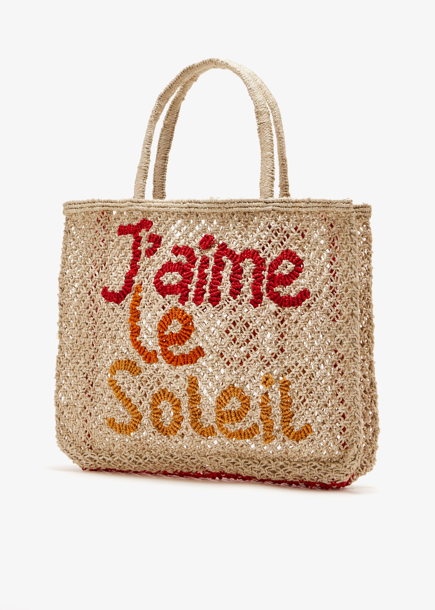 The Jacksons J'aime Le Soleil small tote bag for Women - Beige in