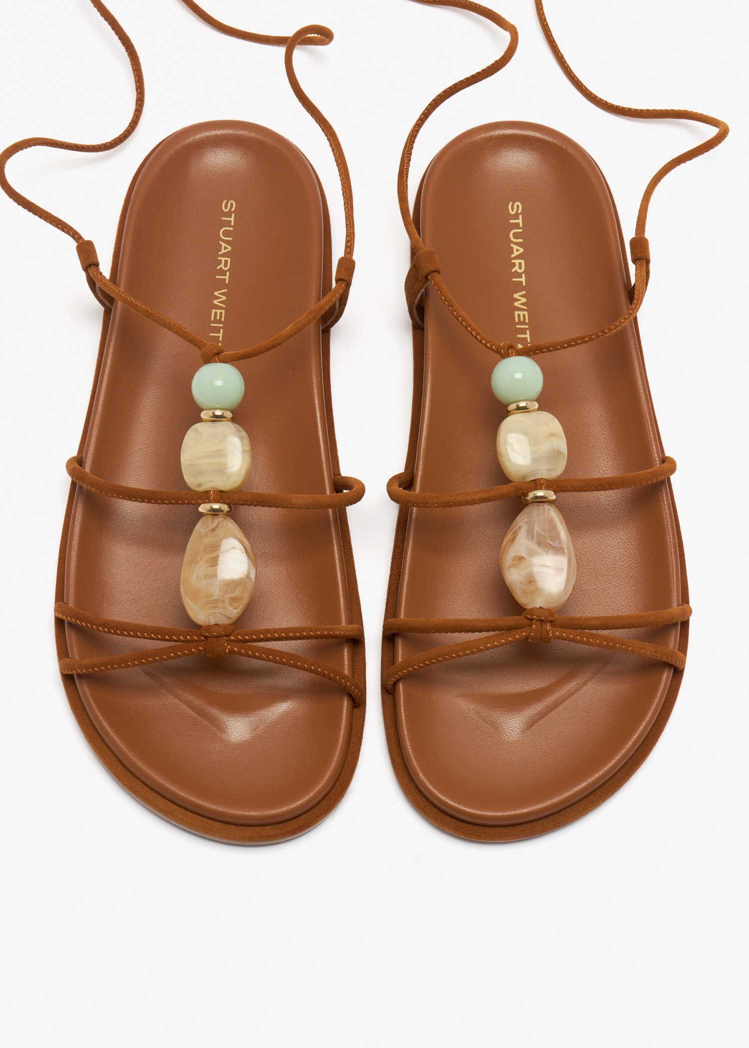 Stuart Weitzman Majorca Wrap Sport sandals for Women - Brown in