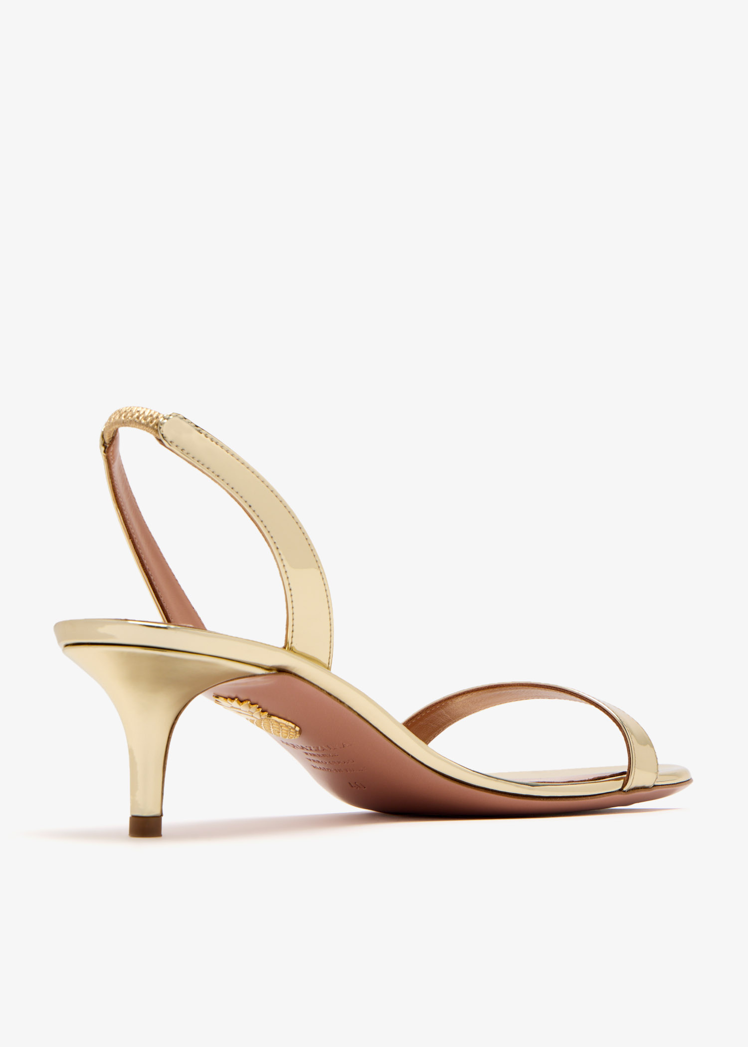 Aquazzura So Nude 50 sandals for Women - Gold in UAE | Level Shoes