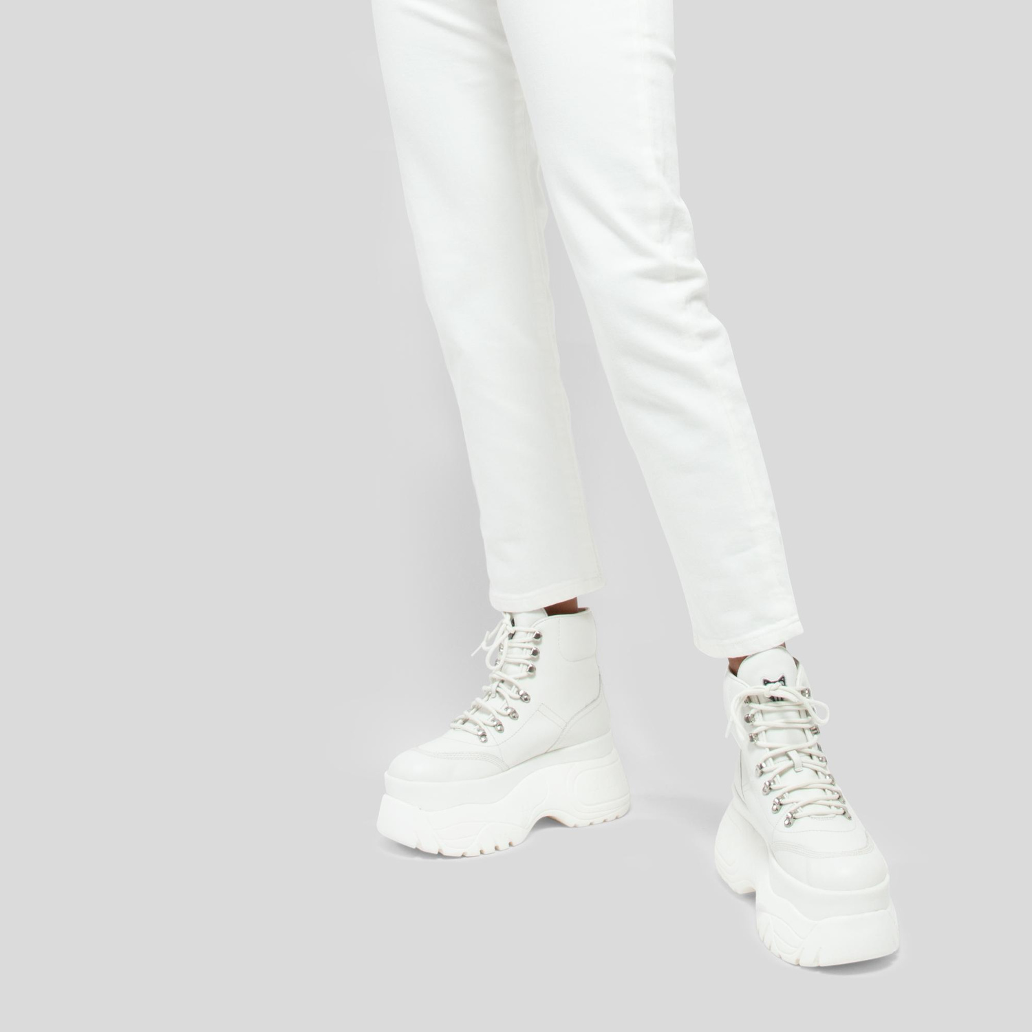 Naked Wolfe Spike high-top sneakers for Women - White in