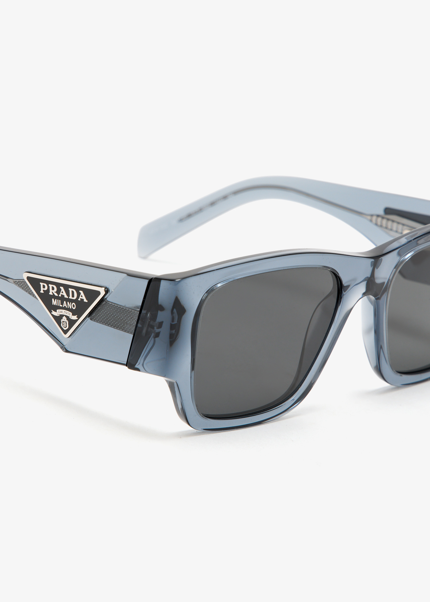 Prada Triangle logo sunglasses for Men - Blue in UAE | Level