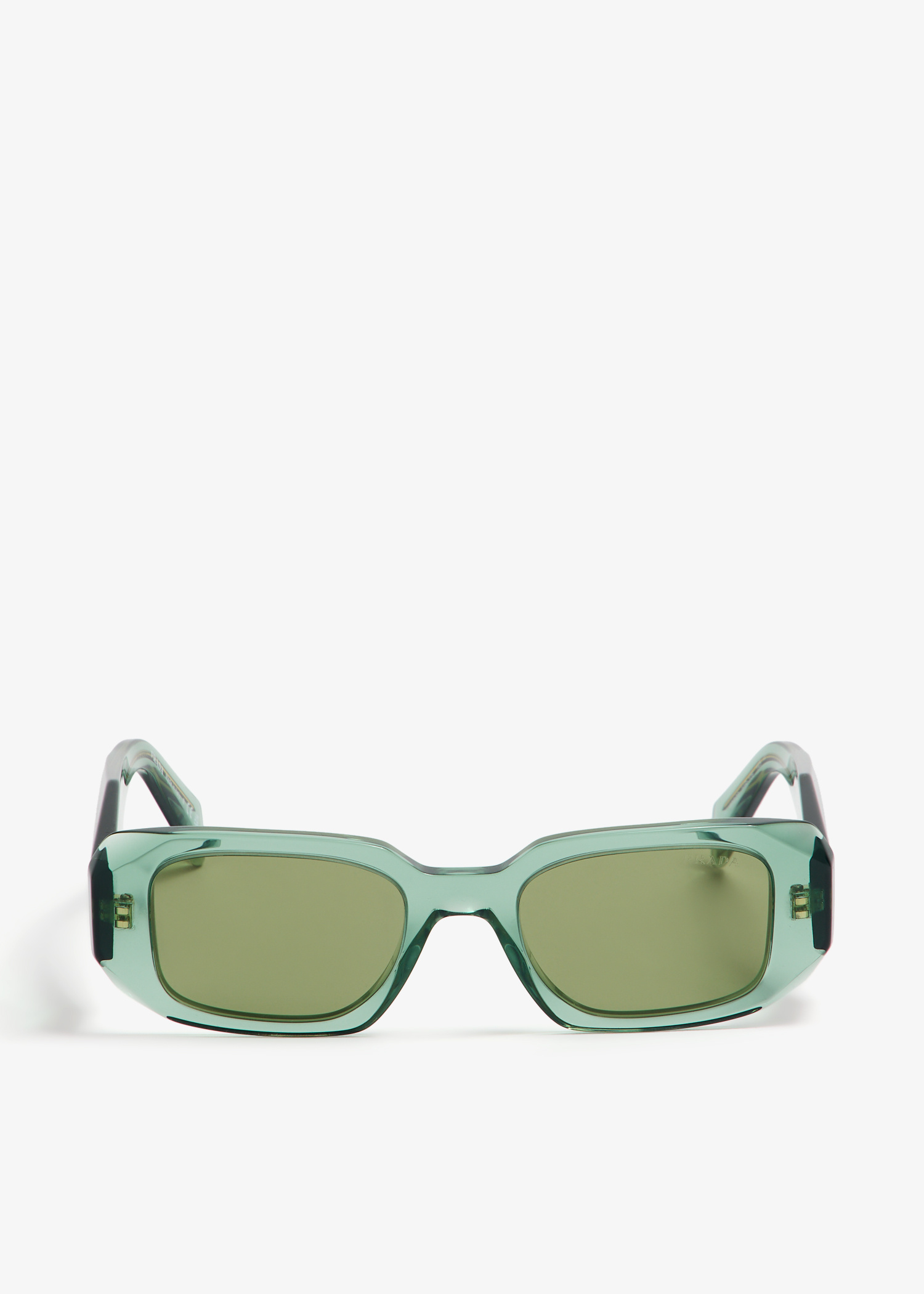 PRADA Sunglasses 鼈甲 ゴールド イタリア製 ロゴ刻印 グリーン 0PR_69ZS__5AK05V__P21__noshad_