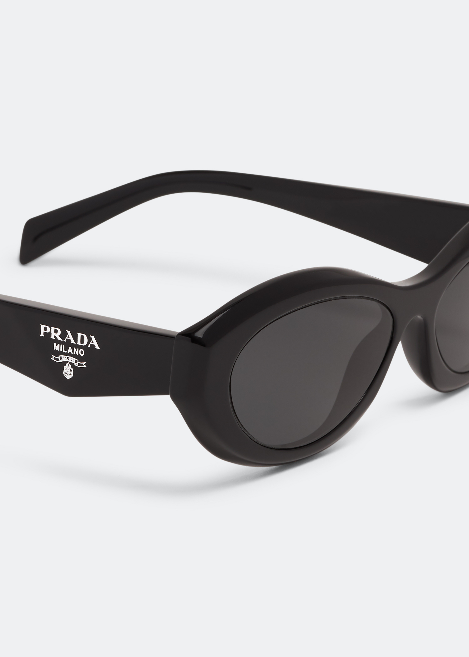 小物 PRADA Logo round sunglasses Prada Eyewear round-frame Sunglasses | Gold | FARFETCH CA