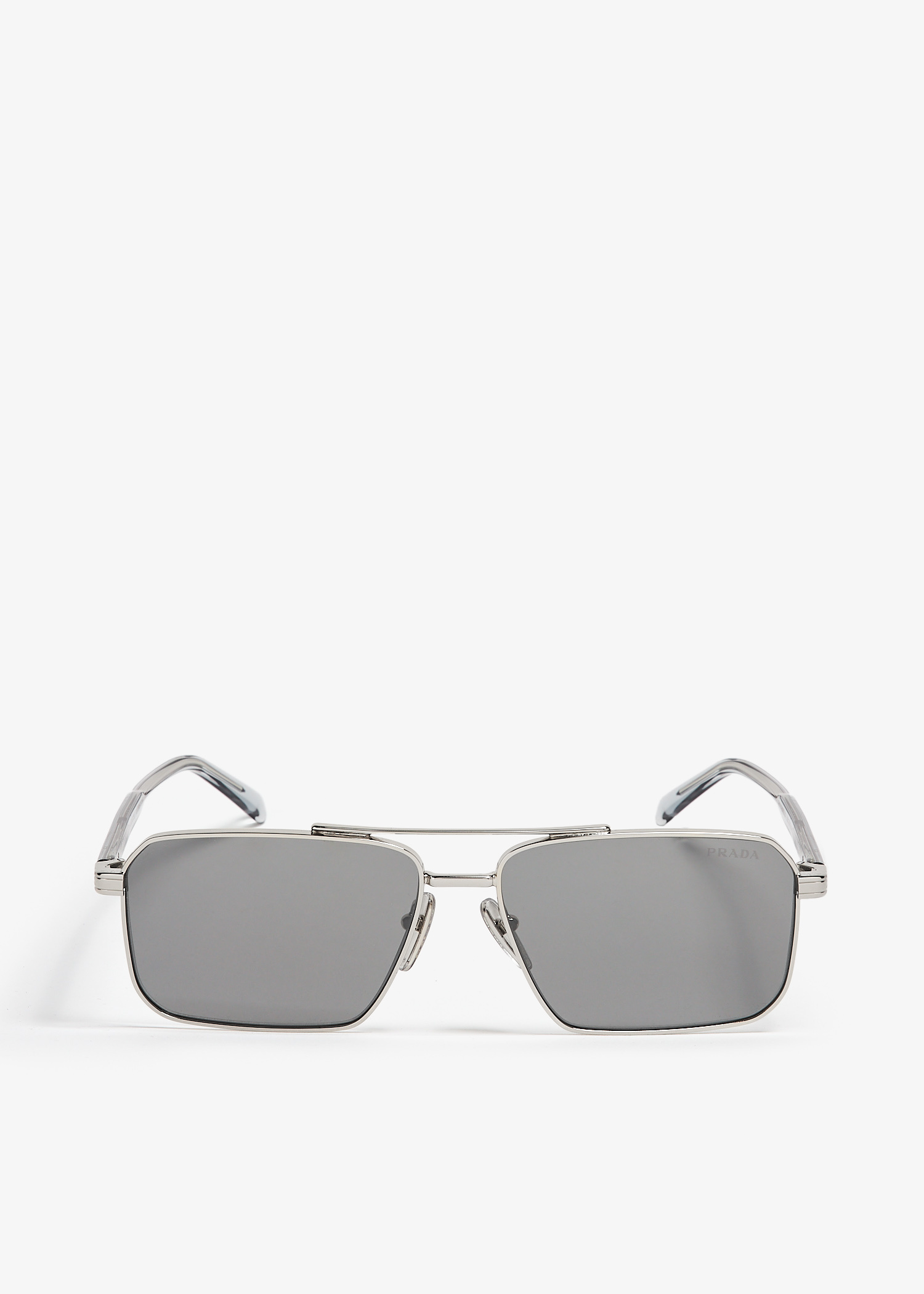 Prada Logo sunglasses for Men - Silver in UAE | Level Shoes