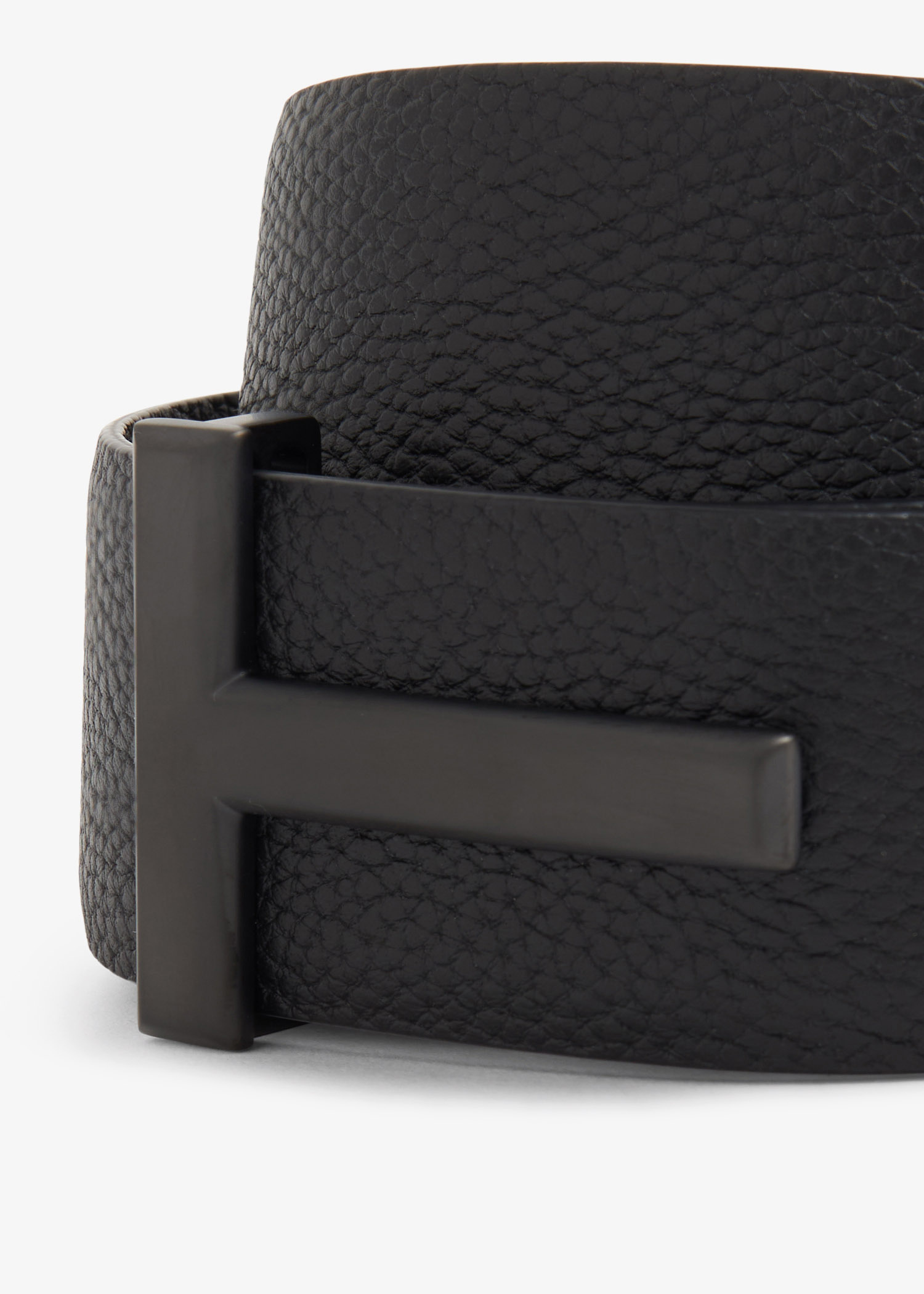 【送料&関税込】Tom Ford Logo Reversible Belt T Icon reversible leather belt in brown - Tom Ford | Mytheresa