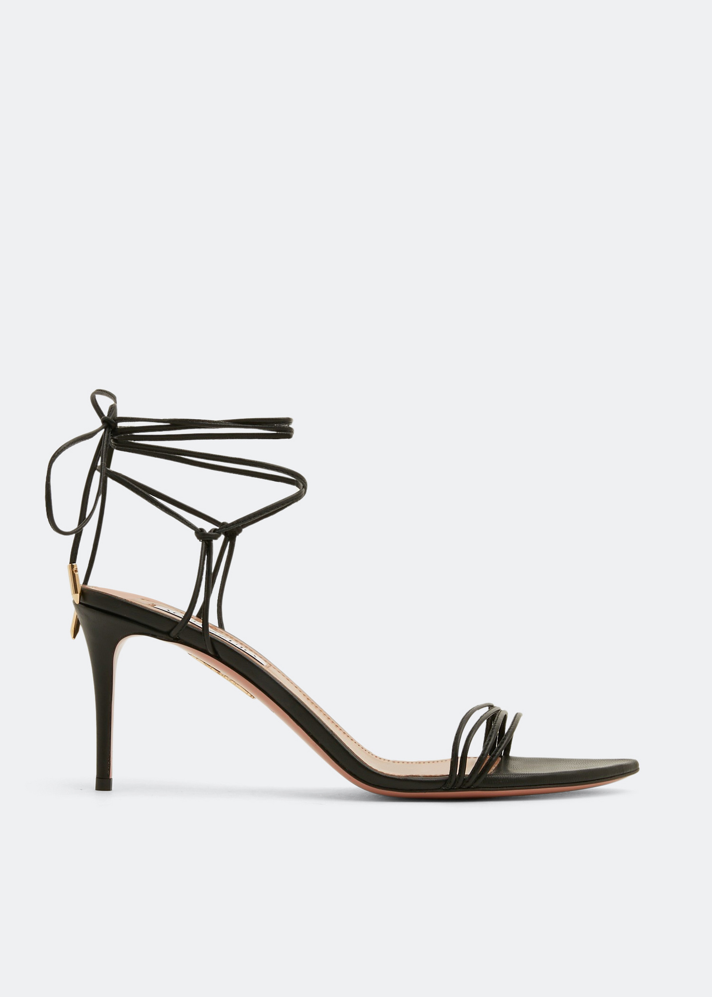 Aquazzura Trouble Maker 75 sandals for Women - Black in USA