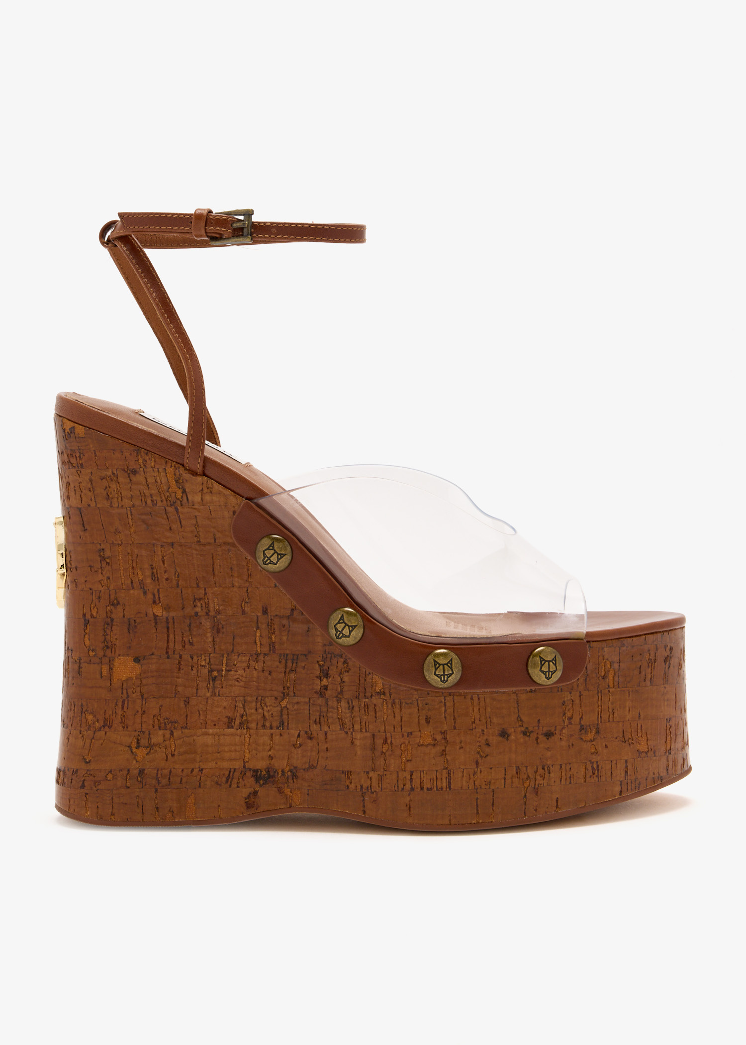 Naked Wolfe Tiger Lily wedge sandals for Women - Neutral in Oman