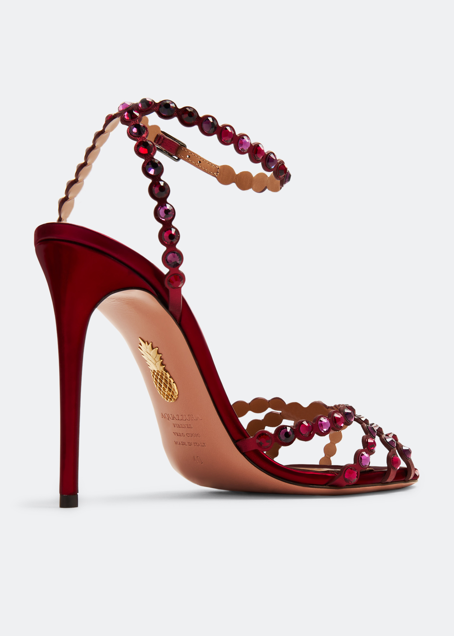 Aquazzura Tequila 105 sandals for Women - Red in USA | Level Shoes