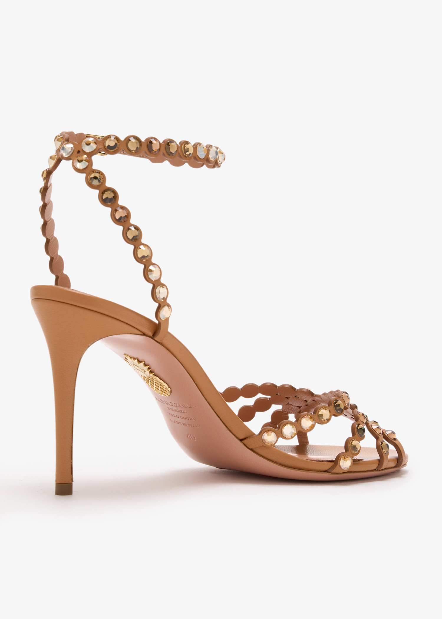 新品未使用 AROMATIQUE CASUCA Aquazzura Tequila 85 sandals for Women - Beige in Qatar