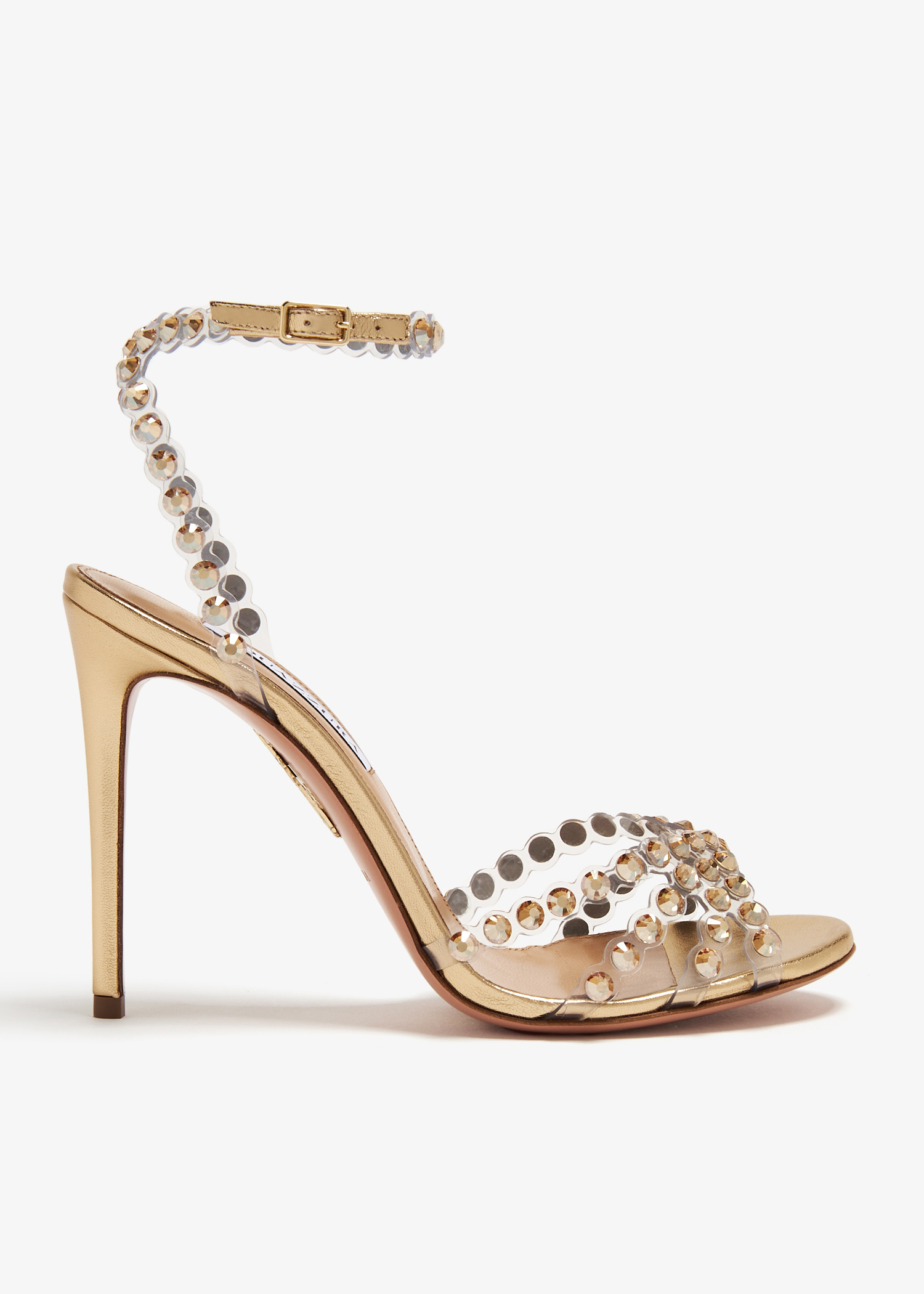 Aquazzura Tequila sandals for Women - Gold in Qatar | Level
