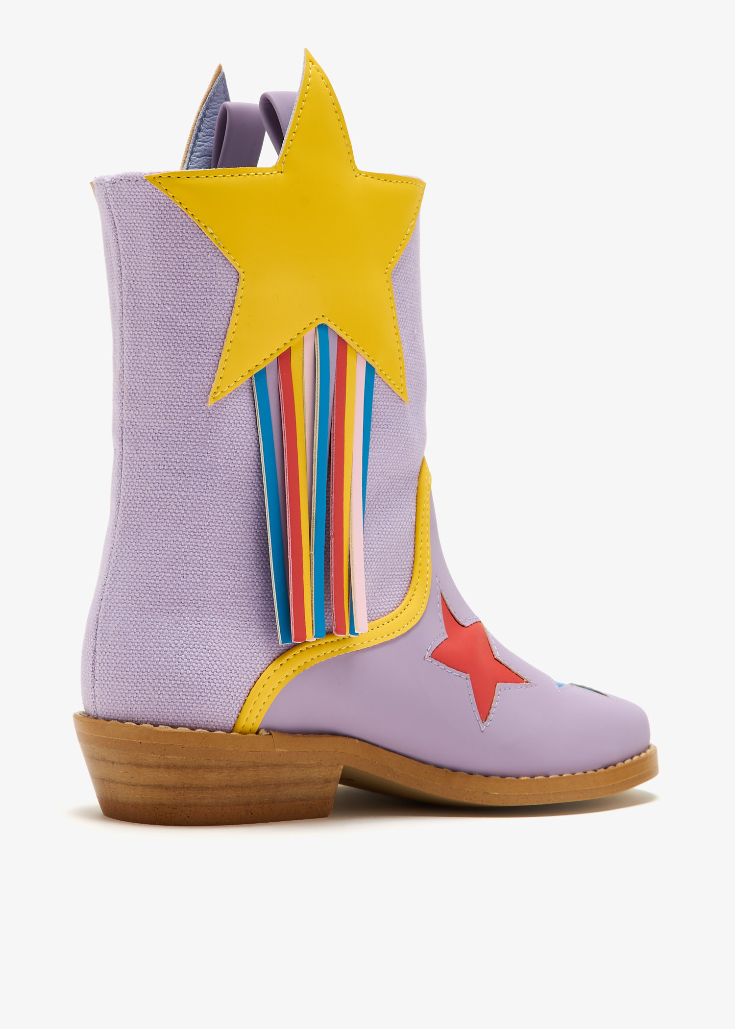 ショートブーツ・ブーティ Stella McCartney FW22 COWBOY BOOTS (810134_W1IL02530) Faux leather cowboy boots in brown - Stella Mc Cartney