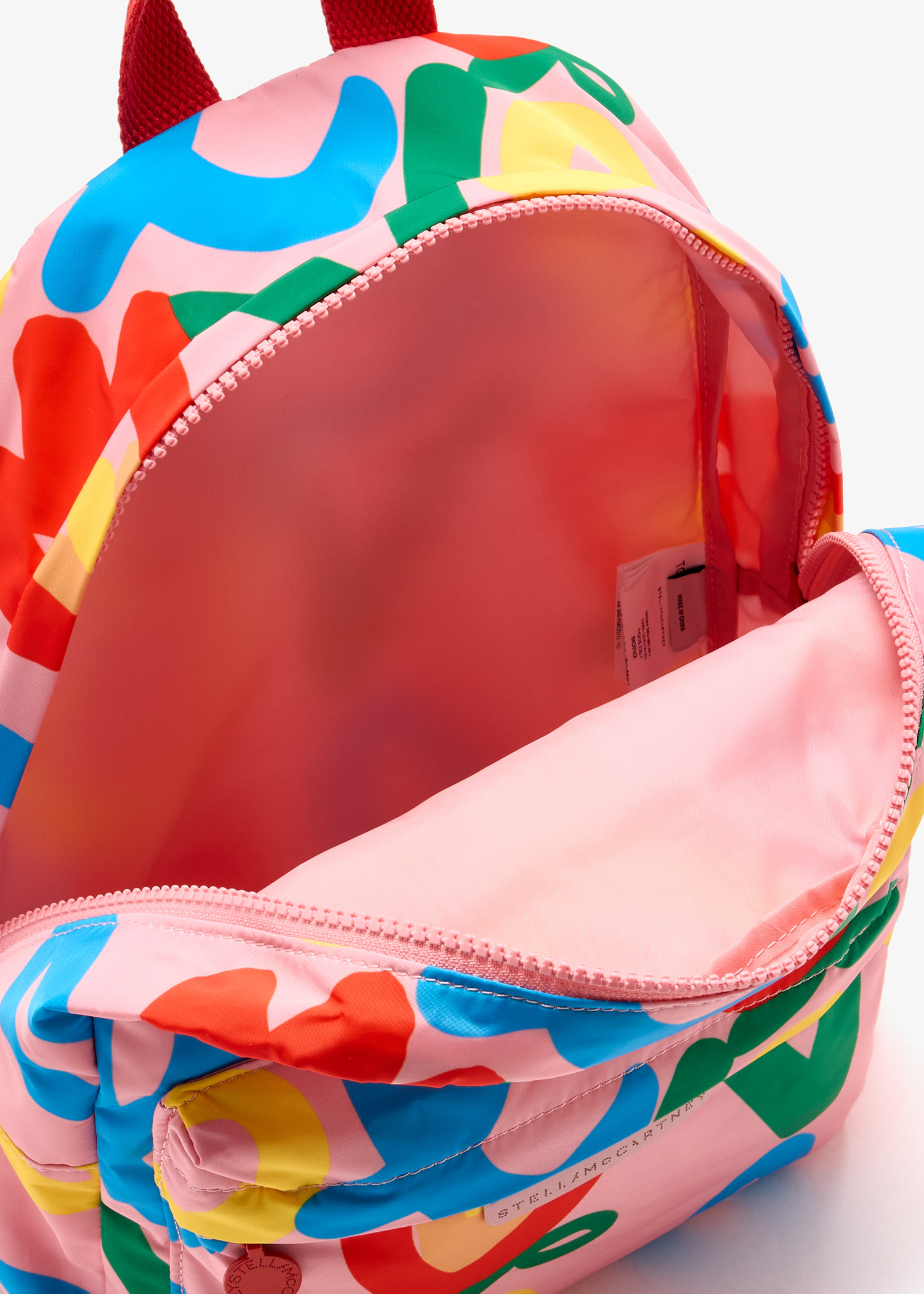 Stella McCartney Love Motif backpack for Girl - Pink in KSA