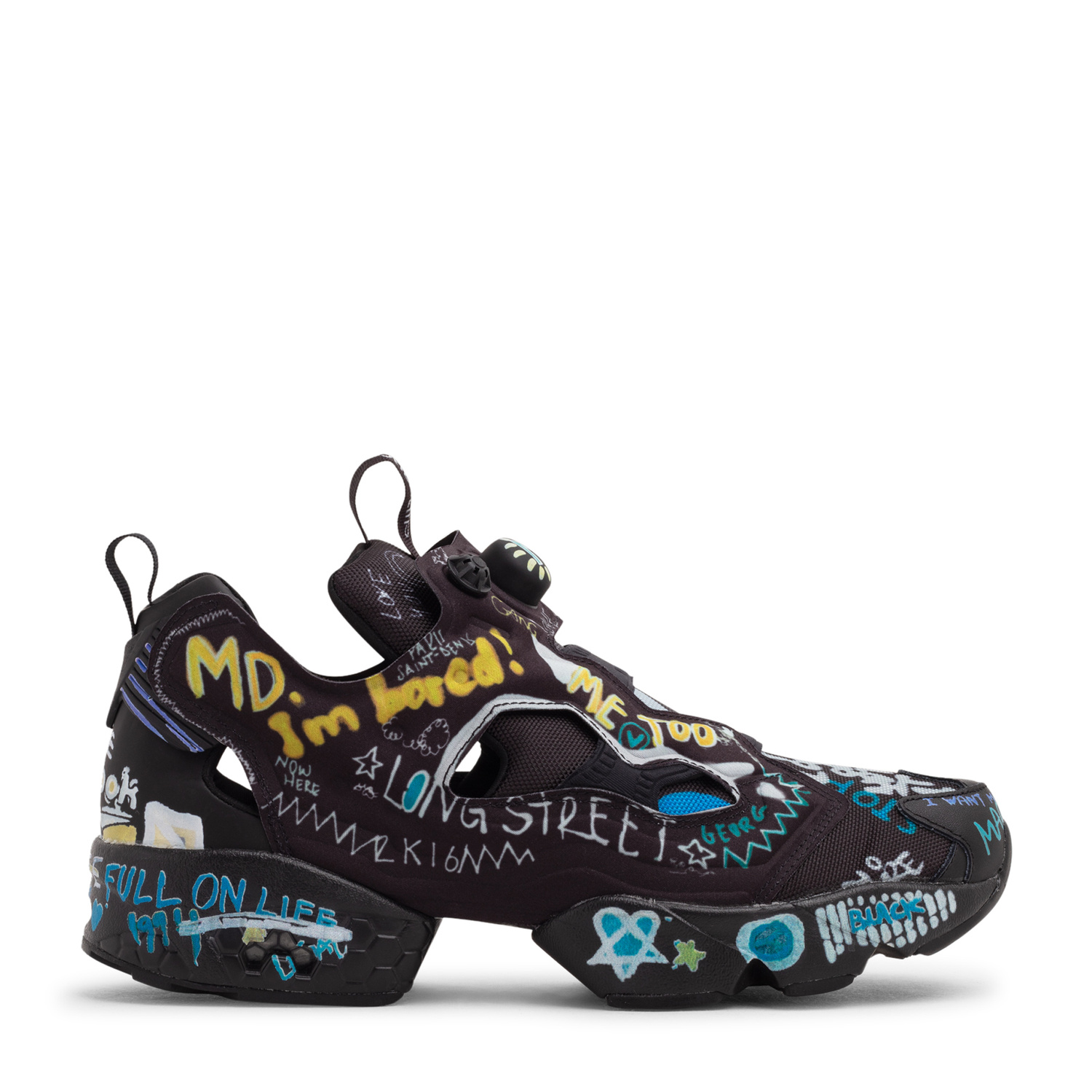 VETEMENTS x Reebok Instapump Fury graffiti sneakers for Men