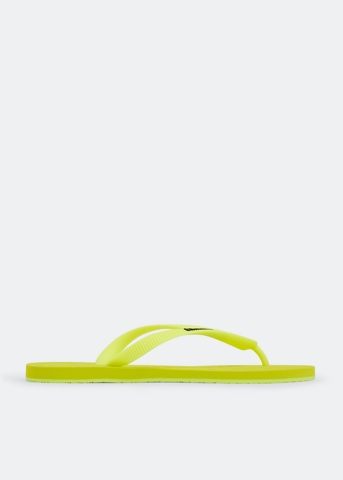 VETEMENTS Logo flip flops for Men - Yellow in UAE | Level Shoes